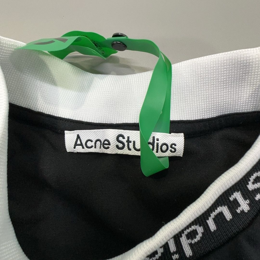 Acne Studios Acne Studios Logo Jacquard Neck T-Shirt Black S Size US S / EU 44-46 / 1 - 4 Thumbnail