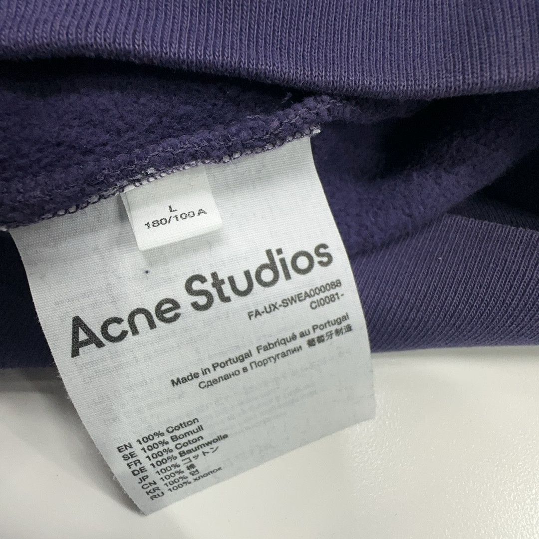 Acne Studios Acne Studios Face Patch Sweatshirt L Size US L / EU 52-54 / 3 - 4 Thumbnail