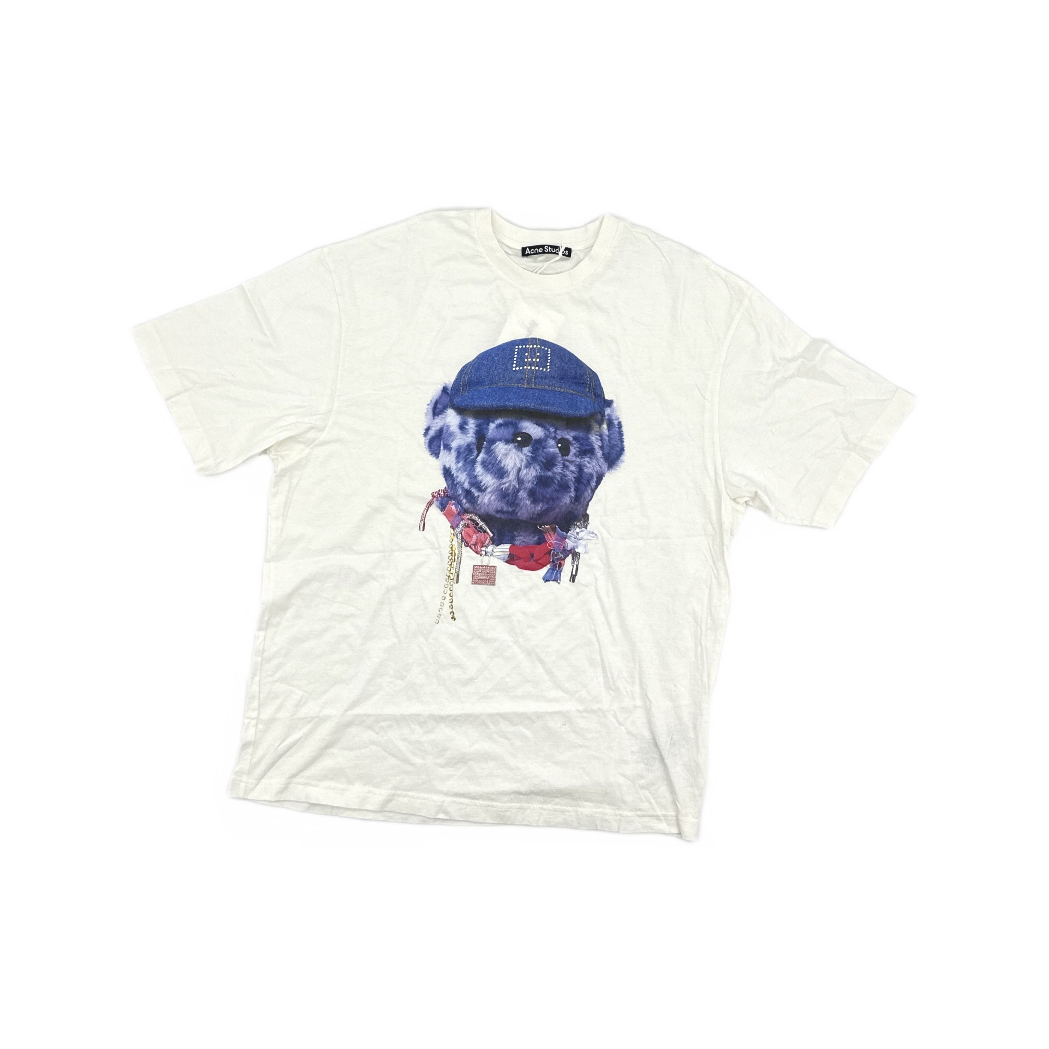 Acne Studios Acne Studios Bear Print T-Shirt White Size L Size US L / EU 52-54 / 3 - 2 Thumbnail