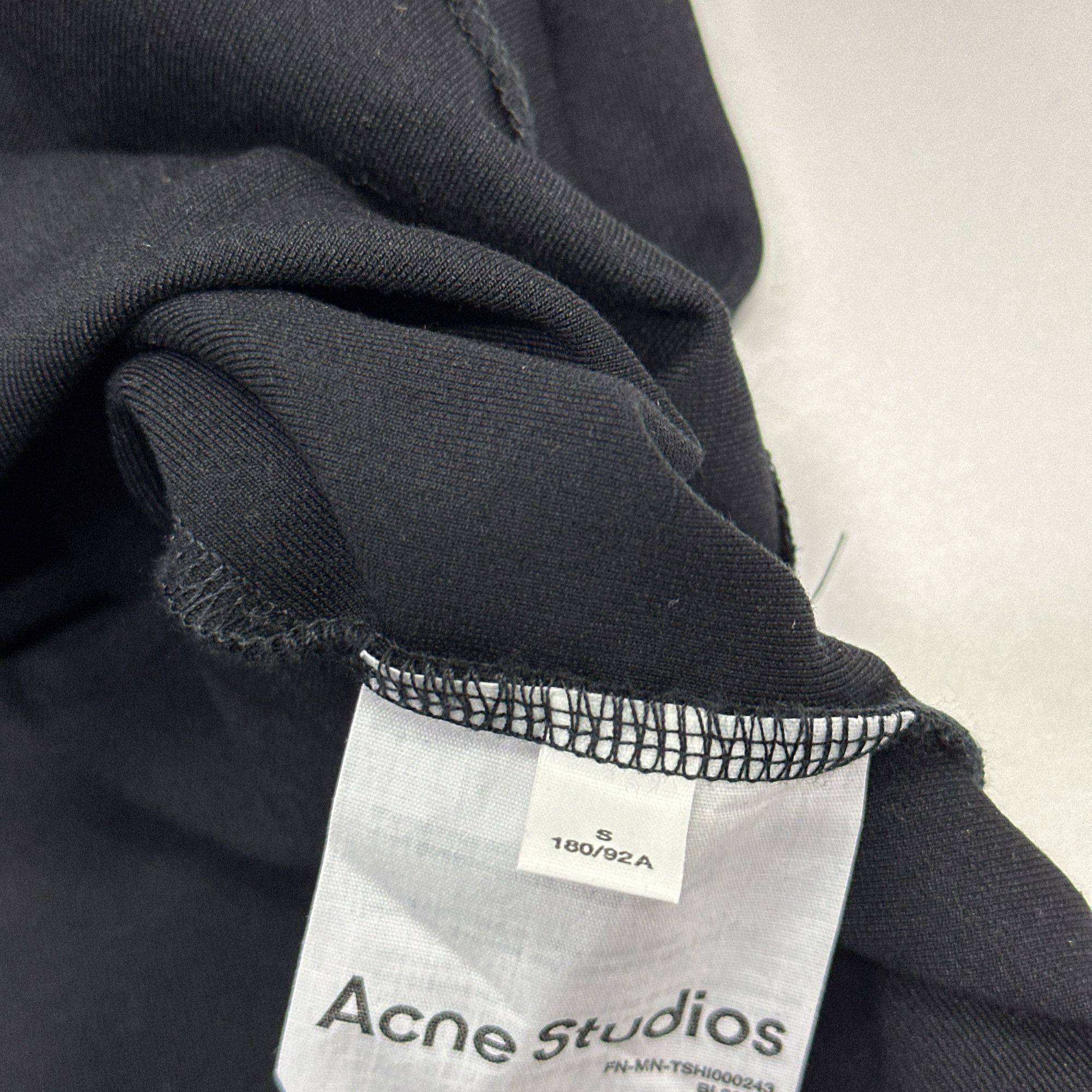 Acne Studios Acne Studios Logo Jacquard Neck T-Shirt Size S Size US S / EU 44-46 / 1 - 6 Thumbnail