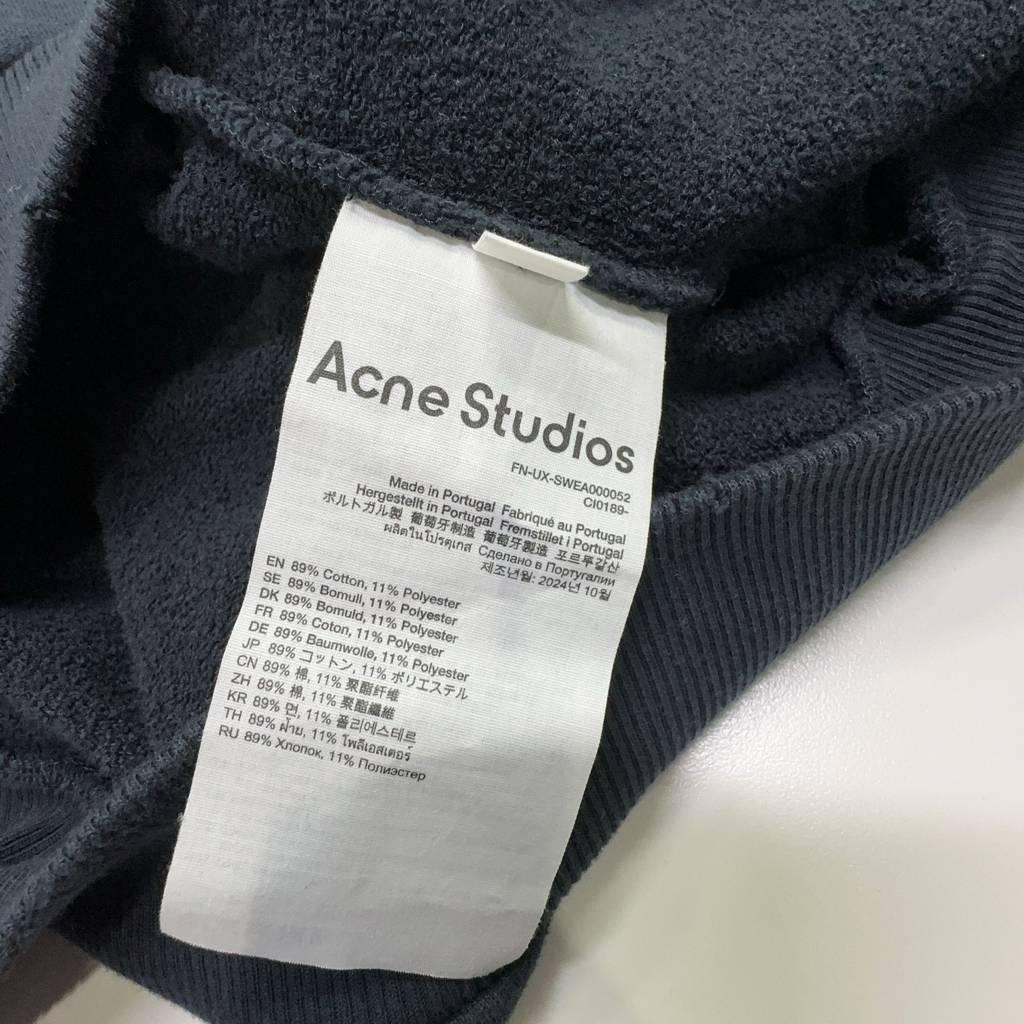 Acne Studios Acne Studios Distressed Stockholm 1996 Zip Jacket Size S Size US S / EU 44-46 / 1 - 4 Thumbnail