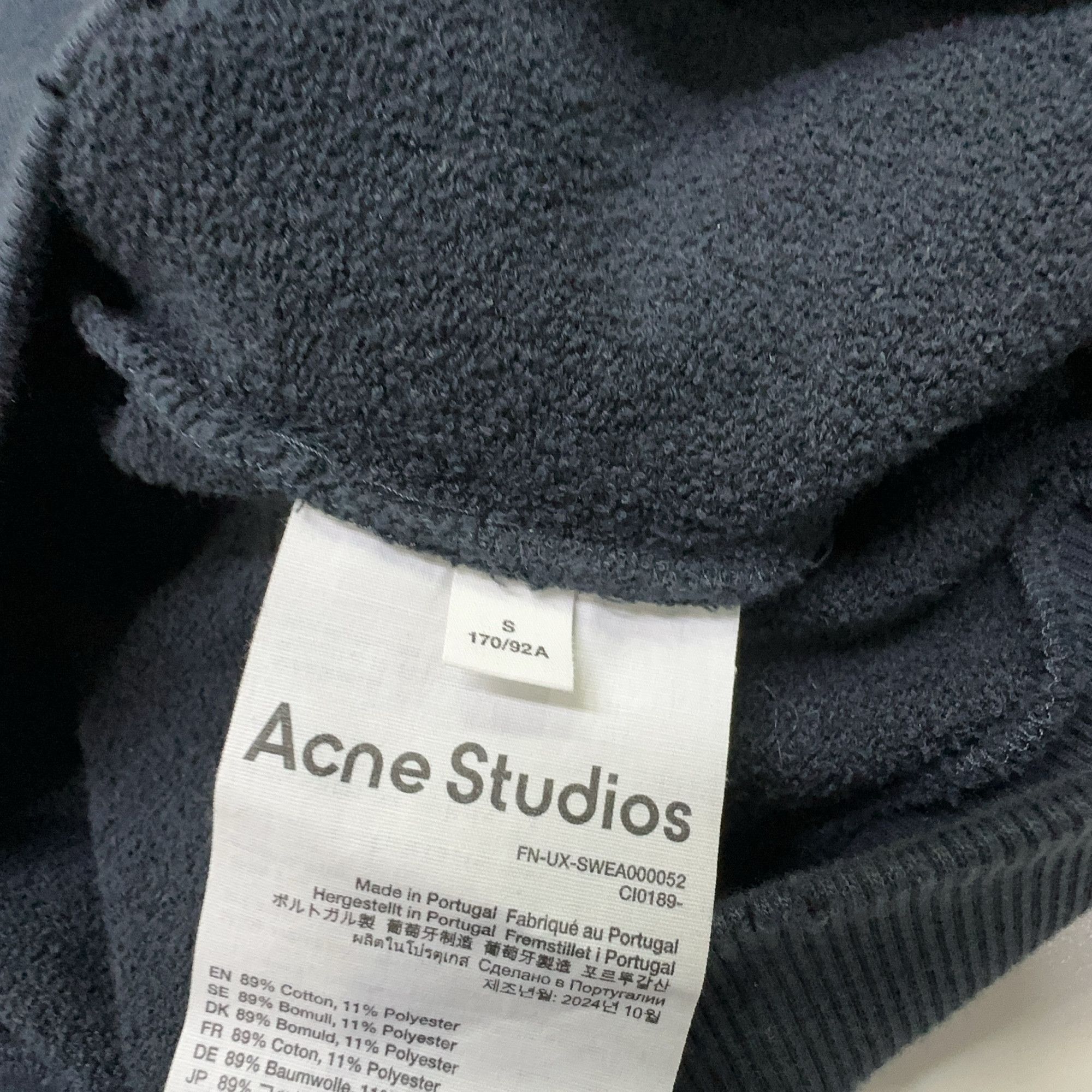 Acne Studios Acne Studios Distressed Stockholm 1996 Zip Jacket Size S Size US S / EU 44-46 / 1 - 5 Thumbnail