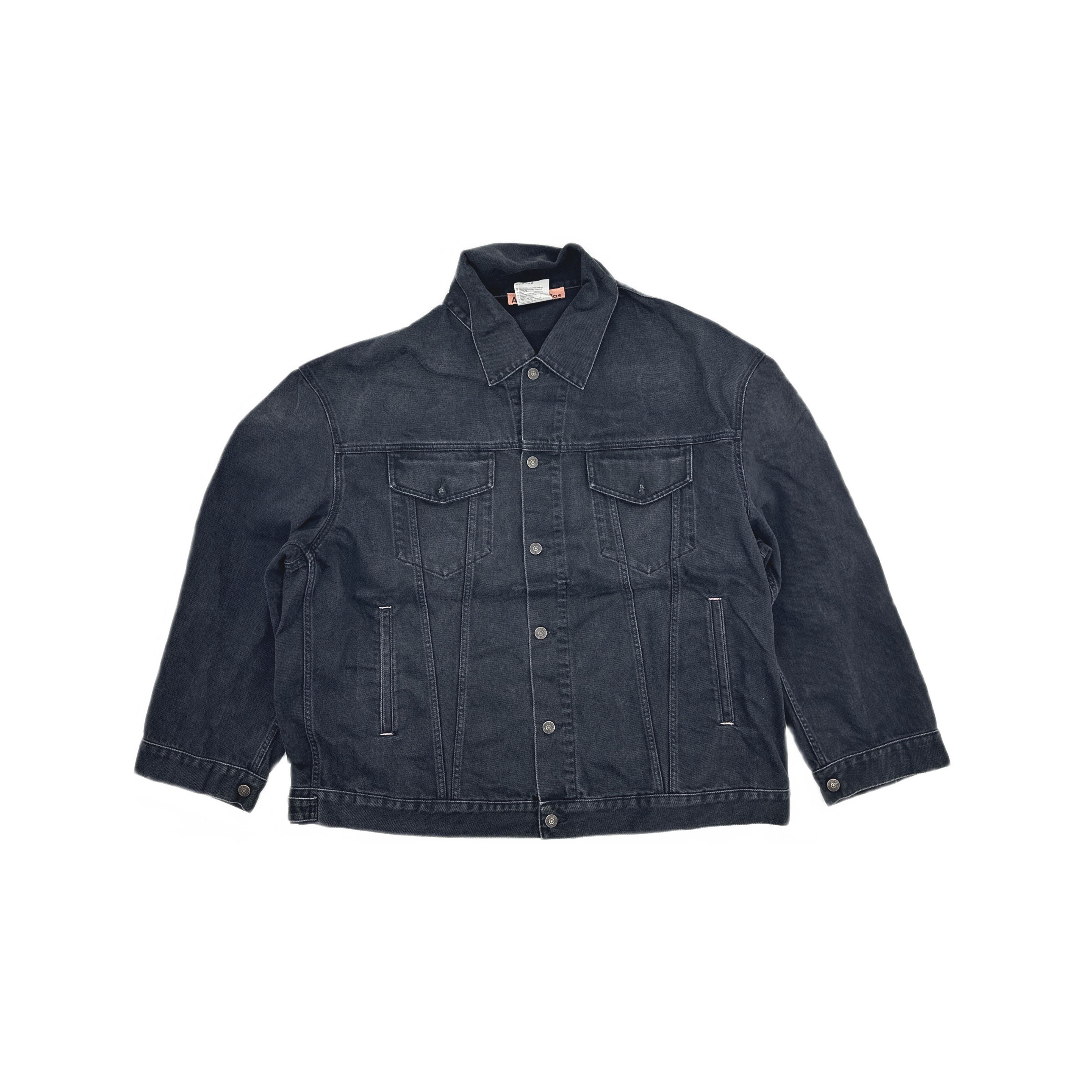 Acne Studios Acne Studios Washed Black Denim Jacket S/M Size M / US 6-8 / IT 42-44 - 2 Thumbnail