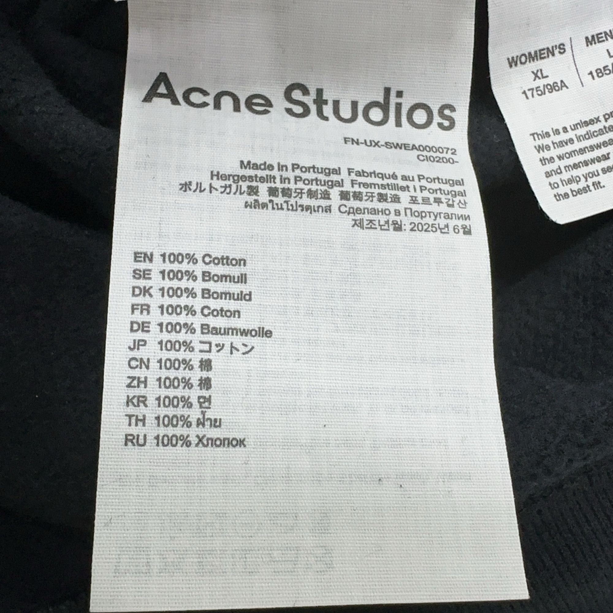Acne Studios Acne Studios Embroidered Logo Zip Jacket L Size US L / EU 52-54 / 3 - 7 Thumbnail
