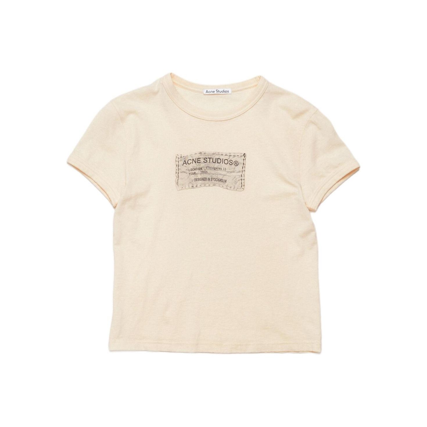 Acne Studios Acne Studios Logo Print Crew Neck T-Shirt S Size S / US 4 / IT 40 - 2 Thumbnail