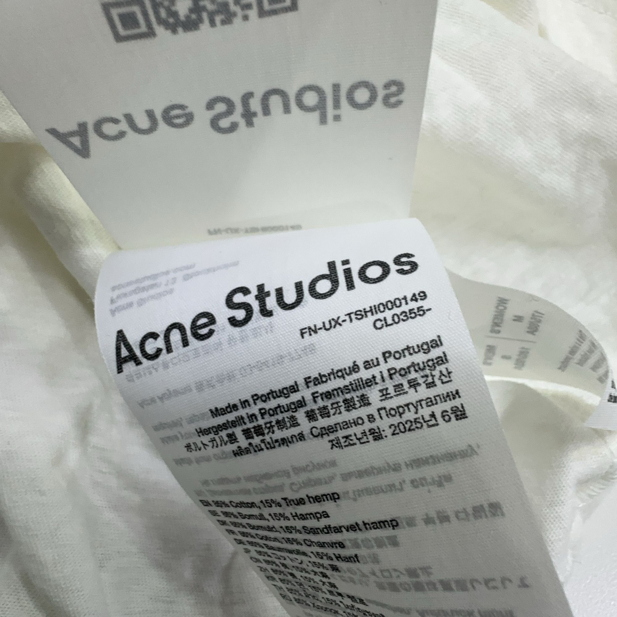 Acne Studios Acne Studios 19.96 Logo Graphic T-Shirt S Size US S / EU 44-46 / 1 - 5 Thumbnail