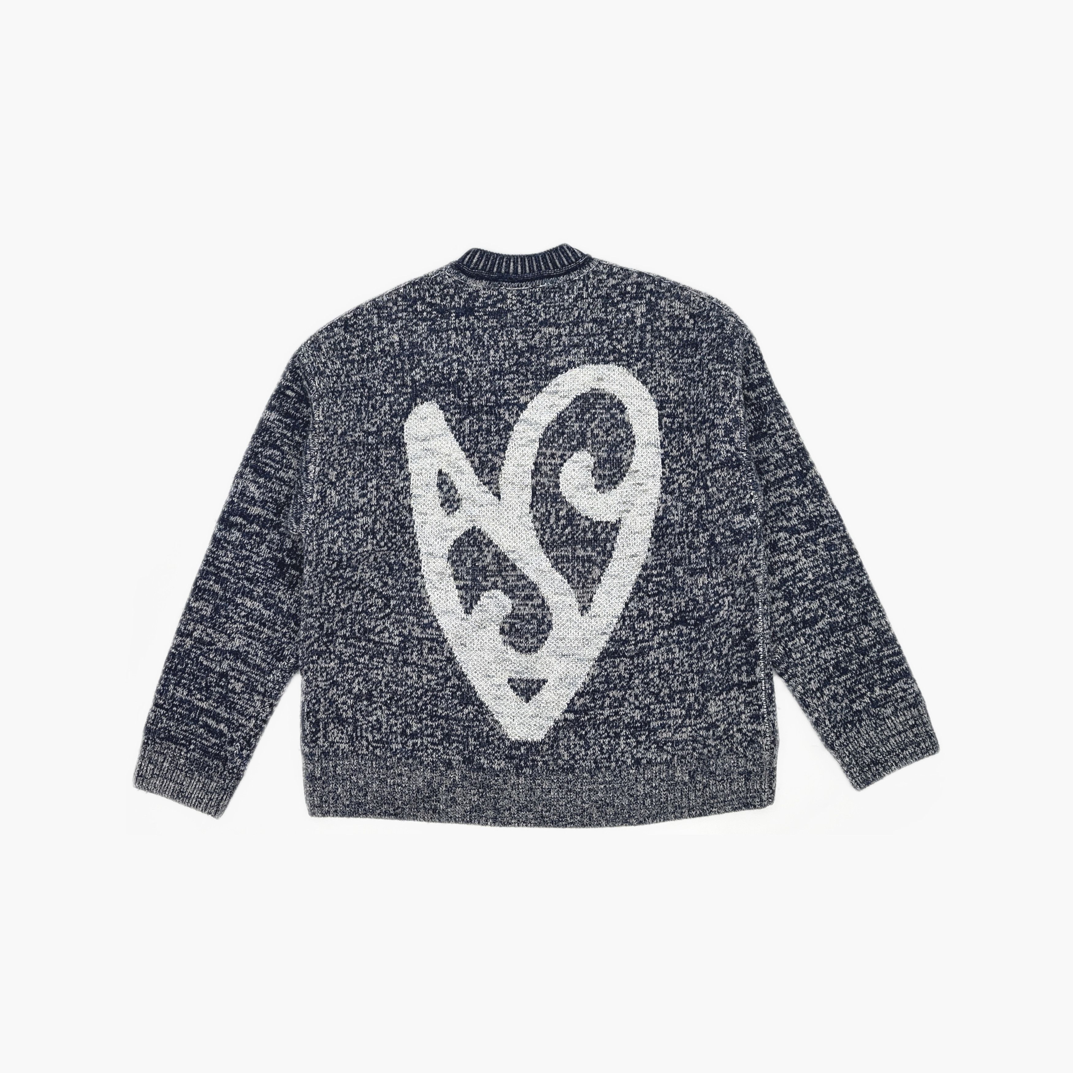 Acne Studios Acne Studios Heart Jacquard Knit Sweater M Size US M / EU 48-50 / 2 - 3 Thumbnail