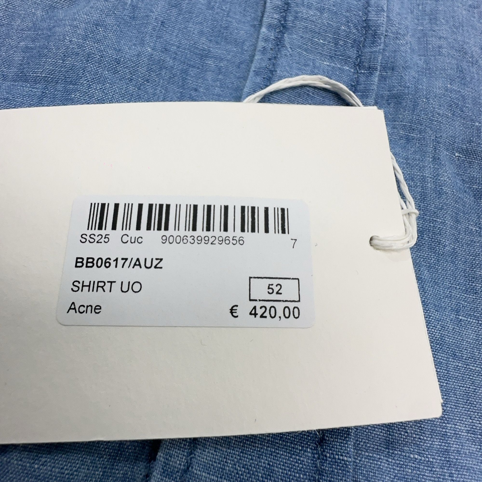 Acne Studios Acne Studios Faded Logo Short Sleeve Shirt US L Size US L / EU 52-54 / 3 - 5 Thumbnail
