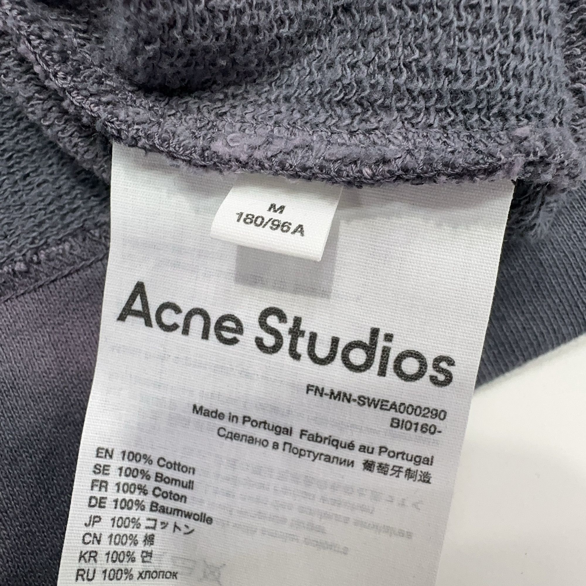 Acne Studios Acne Studios Washed Tie-Dye Sweatshirt Size M Size US M / EU 48-50 / 2 - 5 Thumbnail