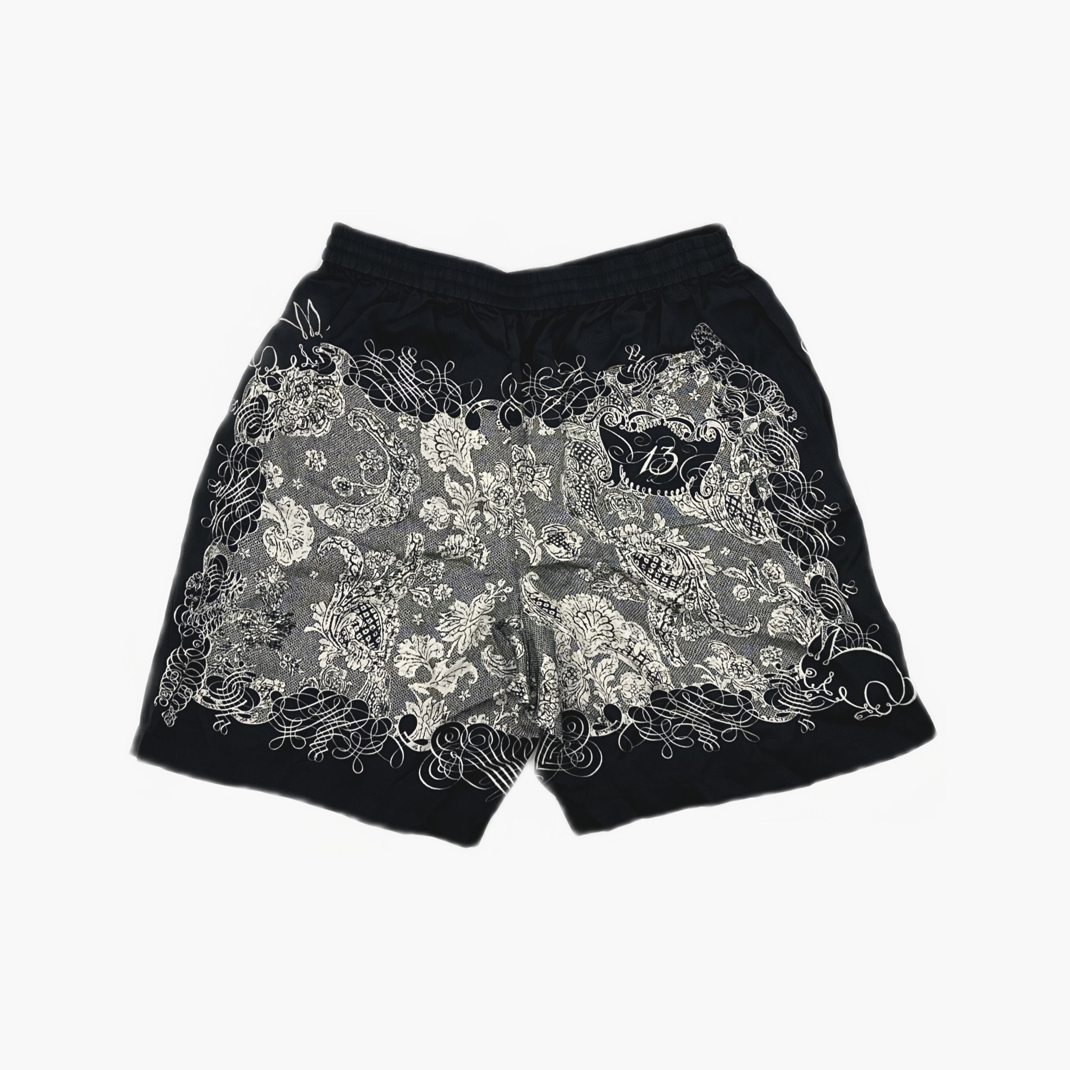 Acne Studios Acne Studios Graphic Print Viscose Shorts 52 Size US 36 / EU 52 - 3 Thumbnail
