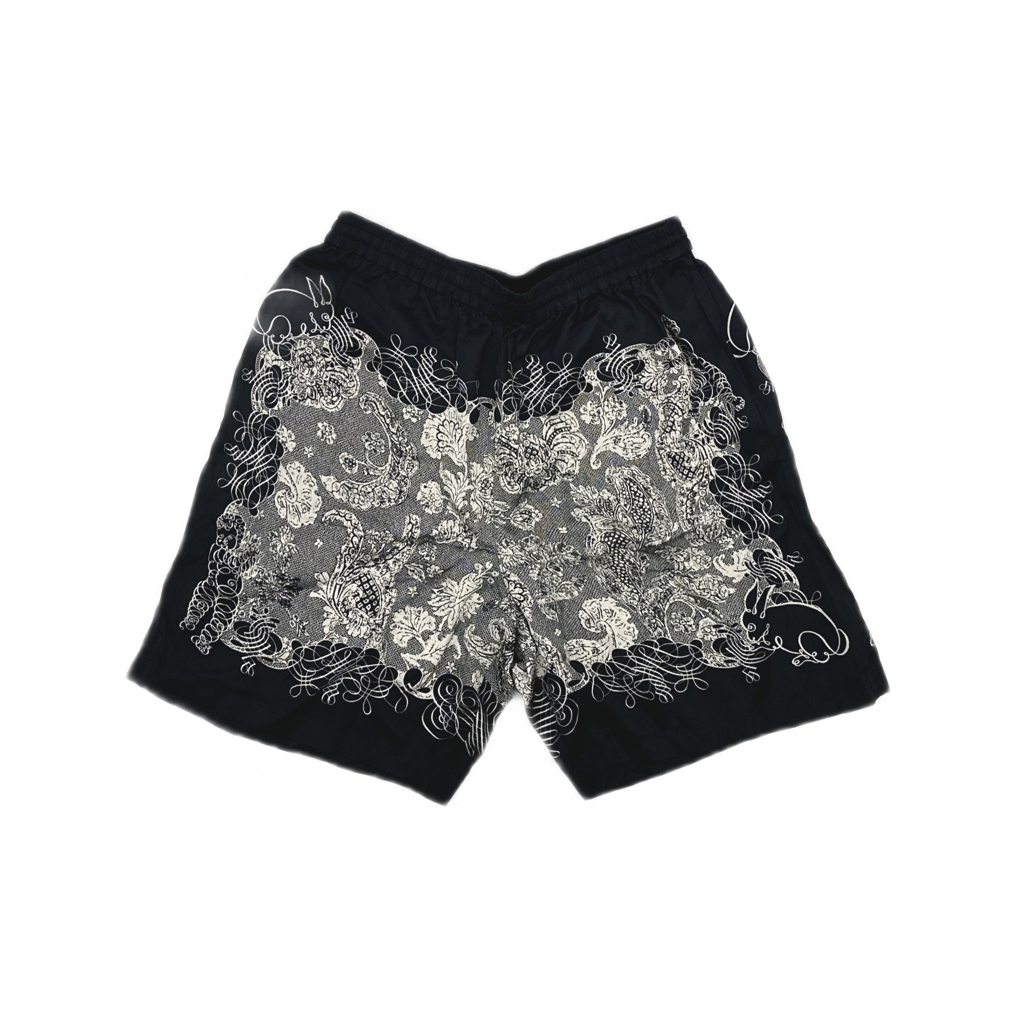 Acne Studios Acne Studios Graphic Print Viscose Shorts 52 Size US 36 / EU 52 - 2 Thumbnail