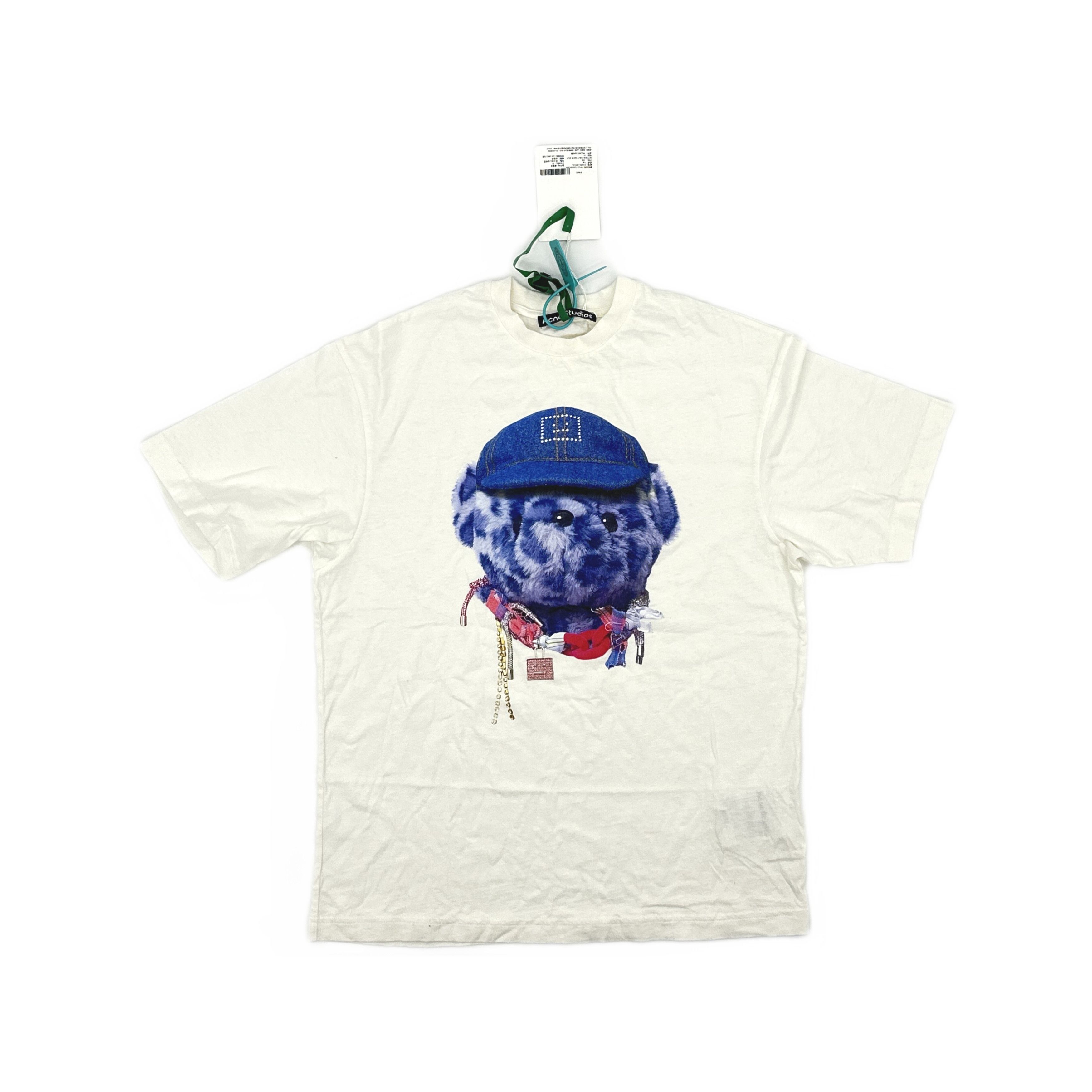 Acne Studios Acne Studios Face Bear Print T-Shirt XXS Size US XXS / EU 40 - 2 Thumbnail