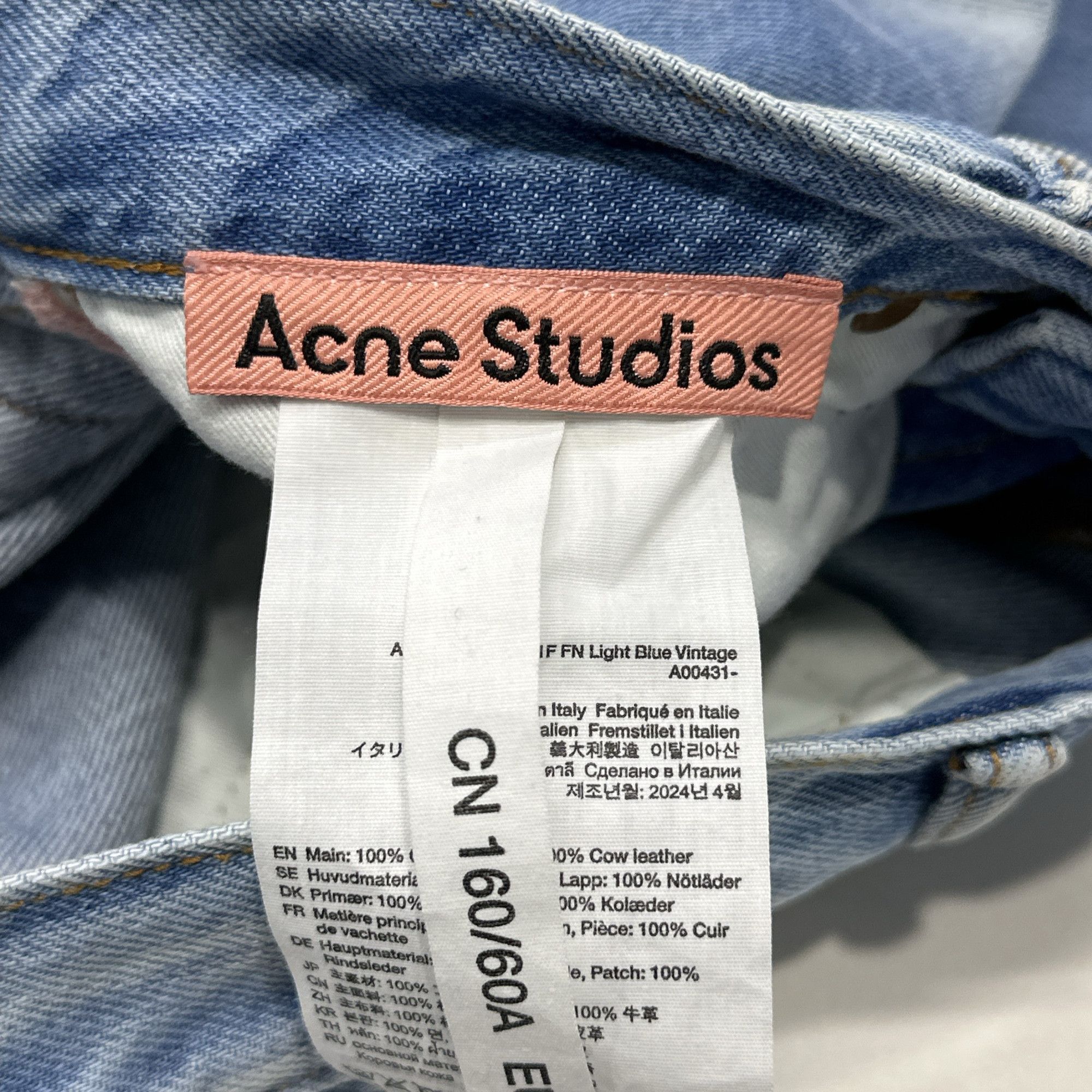 Acne Studios Acne Studios 1981F Washed Jeans 32 Size 24" / US 00 / IT 34 - 4 Thumbnail