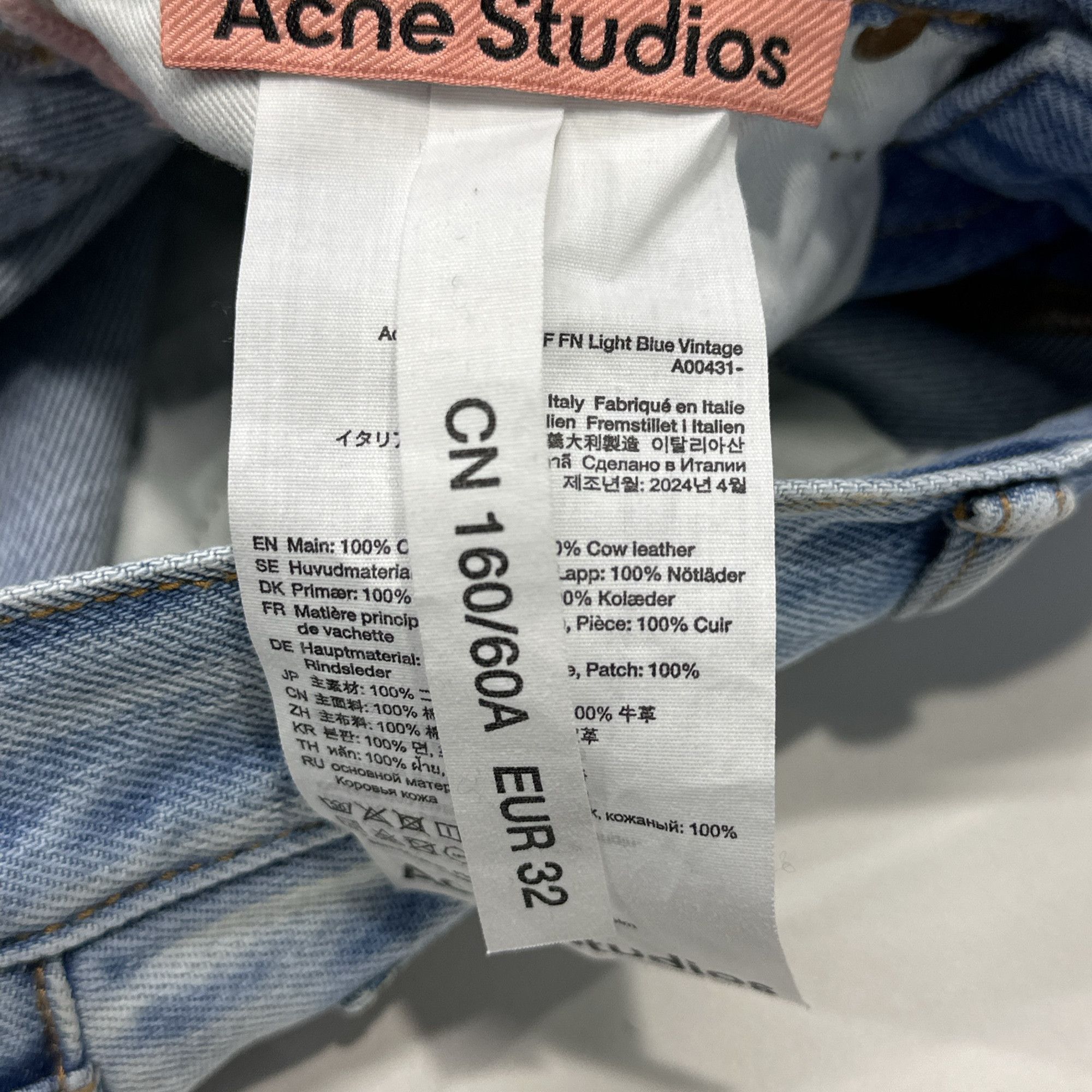 Acne Studios Acne Studios 1981F Washed Jeans 32 Size 24" / US 00 / IT 34 - 5 Thumbnail