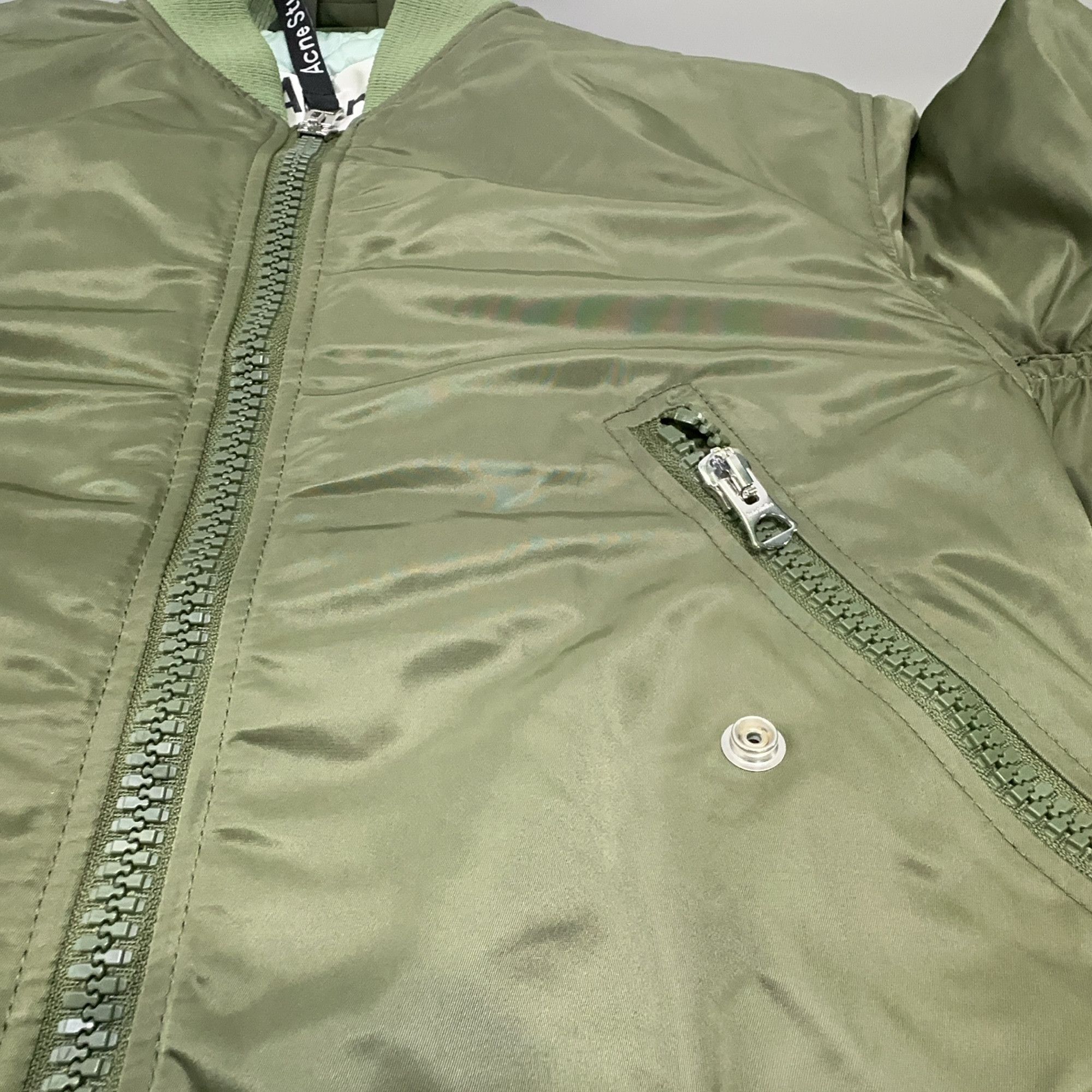 Acne Studios Acne Studios Clea Ruched Bomber Jacket 32 Size XXS / US 00 / IT 34 - 9 Thumbnail