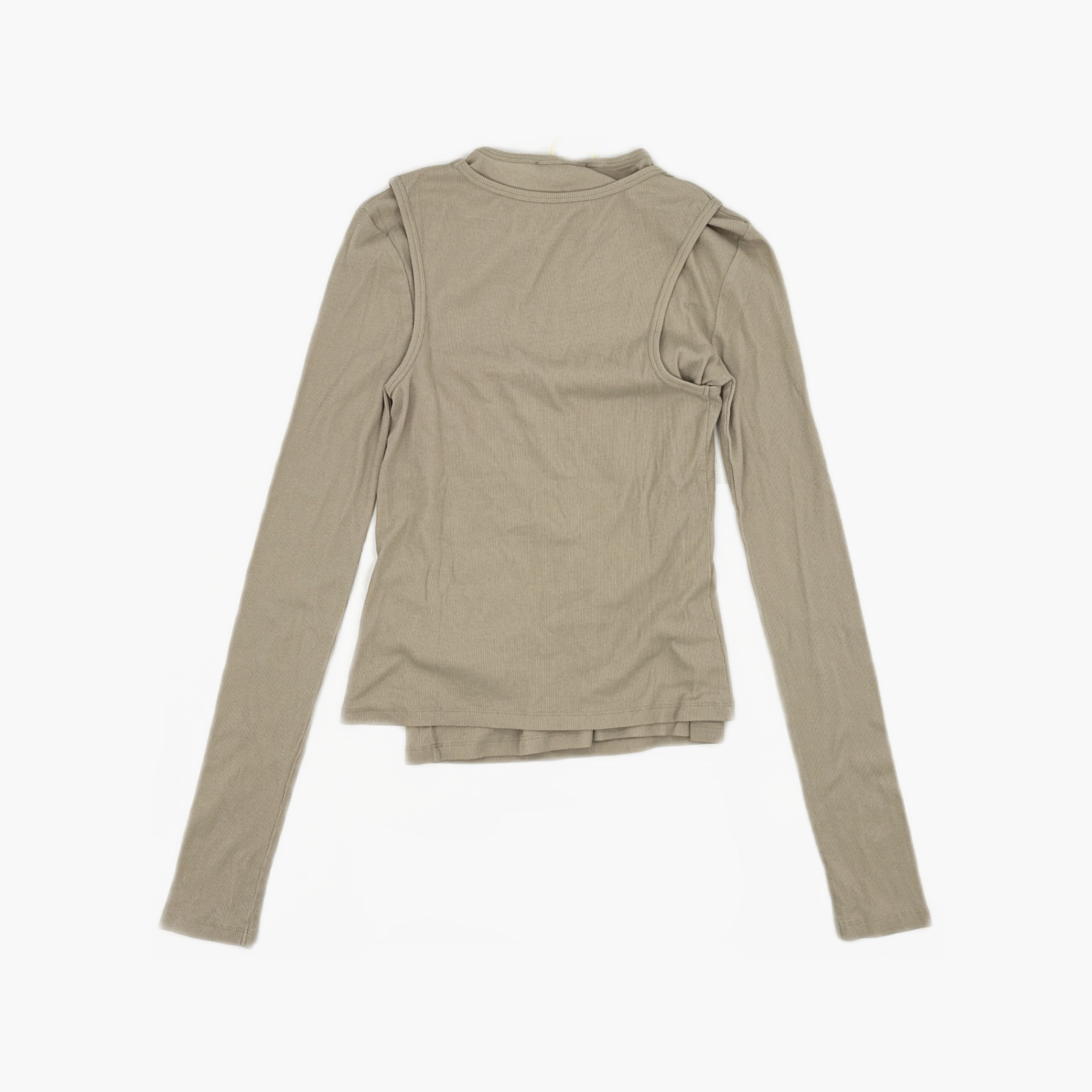 Acne Studios Acne Studios Logo Ribbed Long Sleeve T-Shirt XS Size XS / US 0-2 / IT 36-38 - 3 Thumbnail