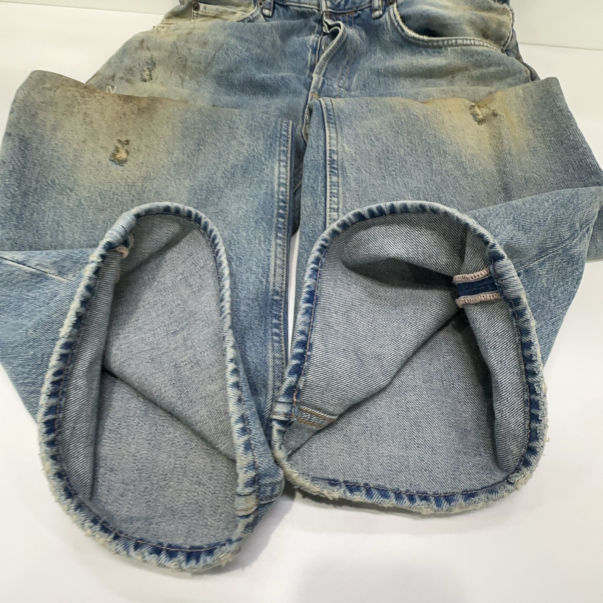 Acne Studios Acne Studios 2021M Penicillin Distressed Jeans 31 Size US 30 / EU 46 - 9 Thumbnail