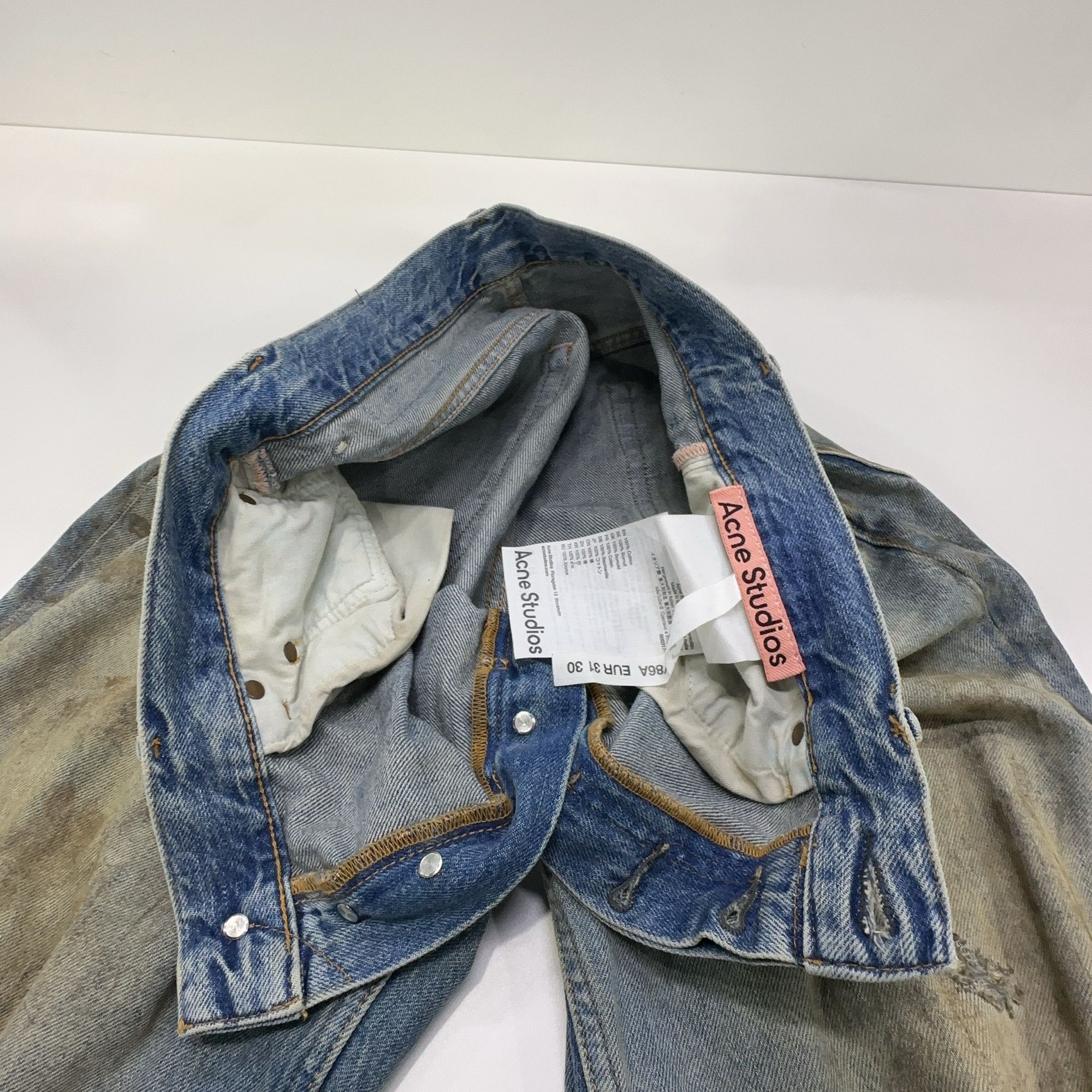 Acne Studios Acne Studios 2021M Penicillin Distressed Jeans 31 Size US 30 / EU 46 - 7 Thumbnail