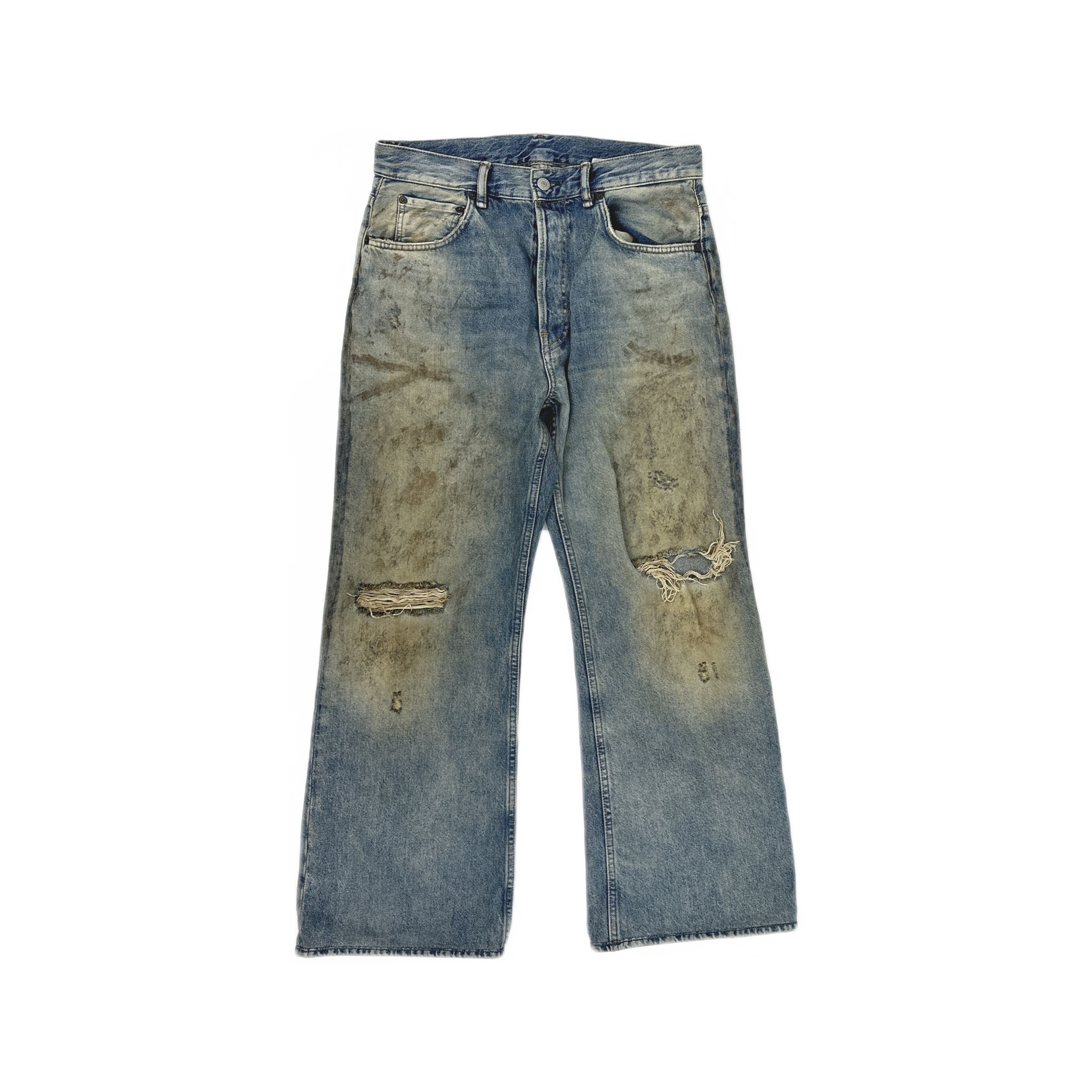 Acne Studios Acne Studios 2021M Penicillin Distressed Jeans 31 Size US 30 / EU 46 - 2 Thumbnail