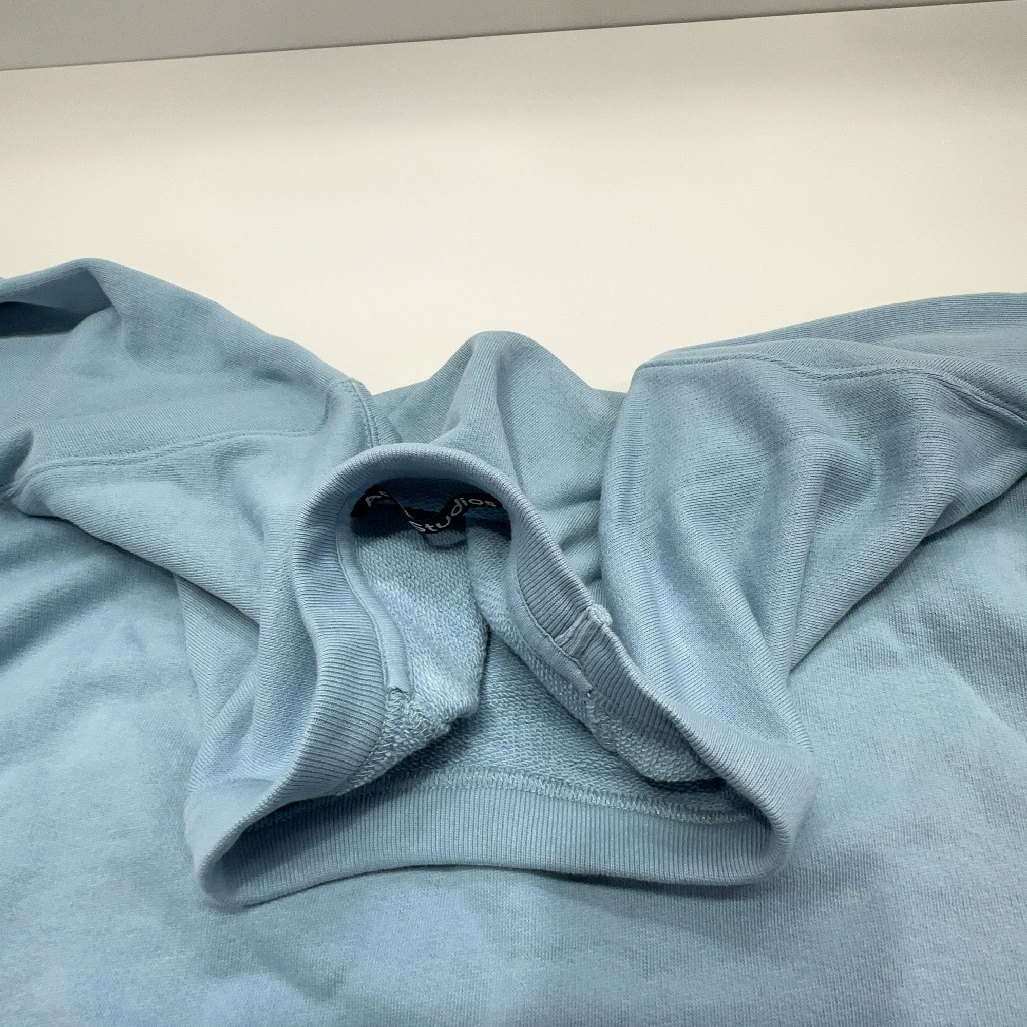 Acne Studios Acne Studios Face Logo Sweatshirt Light Blue XS Size US XS / EU 42 / 0 - 8 Thumbnail