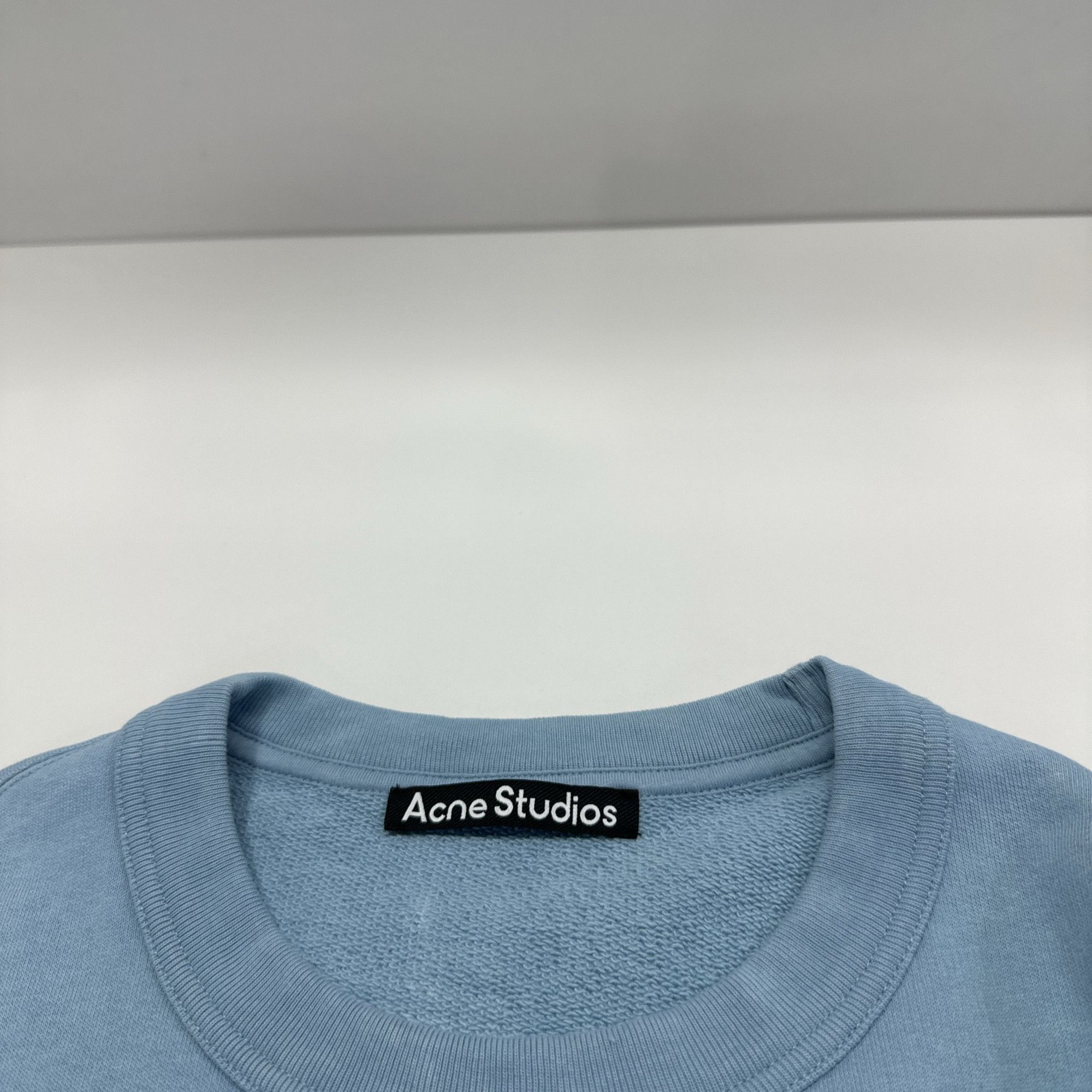 Acne Studios Acne Studios Face Logo Sweatshirt Light Blue XS Size US XS / EU 42 / 0 - 4 Thumbnail