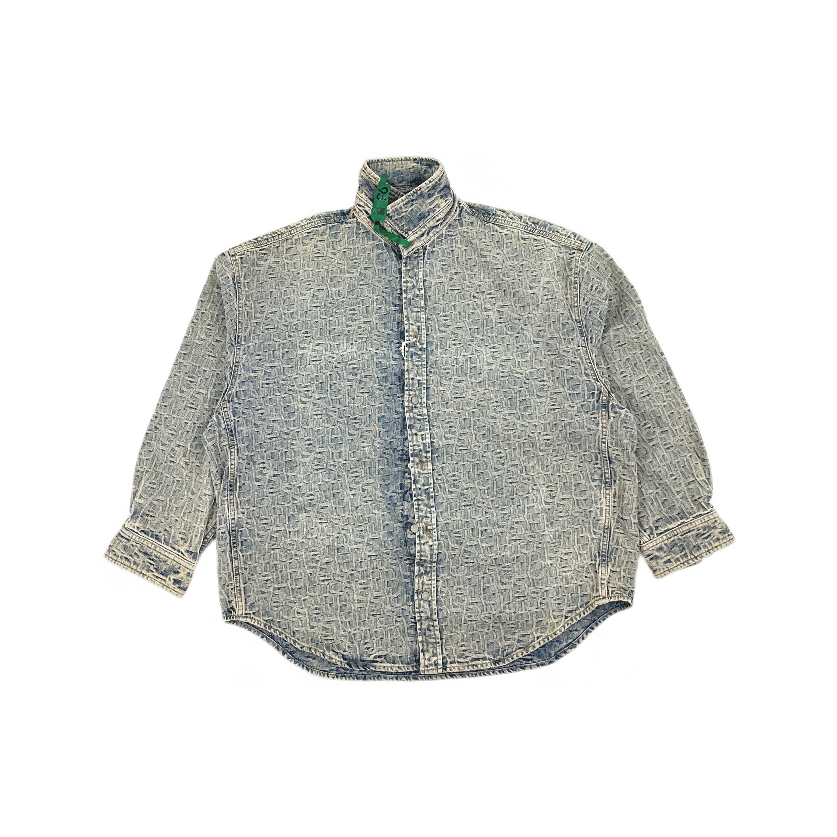 Acne Studios Acne Studios Monogram Denim Shirt Size 48 Size US M / EU 48-50 / 2 - 2 Thumbnail