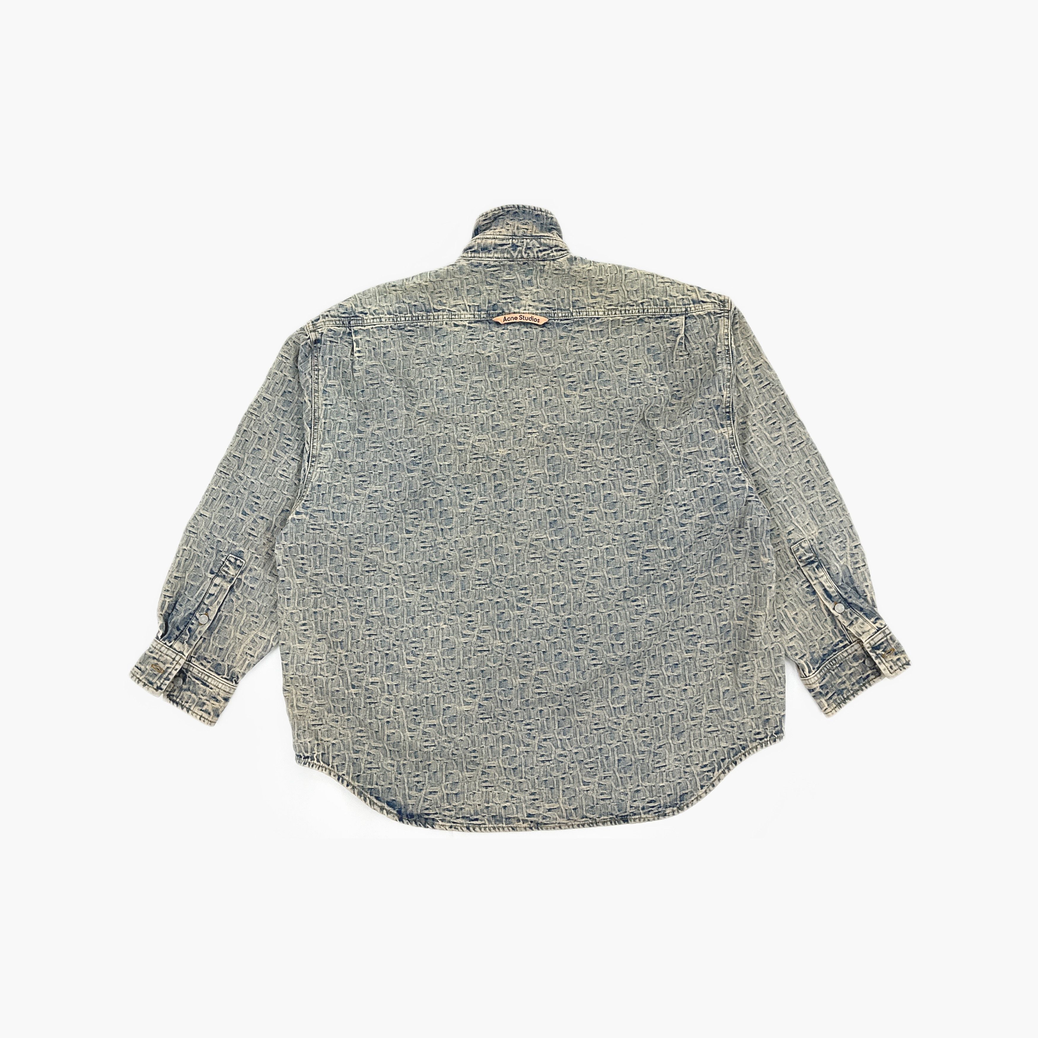 Acne Studios Acne Studios Monogram Denim Shirt Size 48 Size US M / EU 48-50 / 2 - 3 Thumbnail