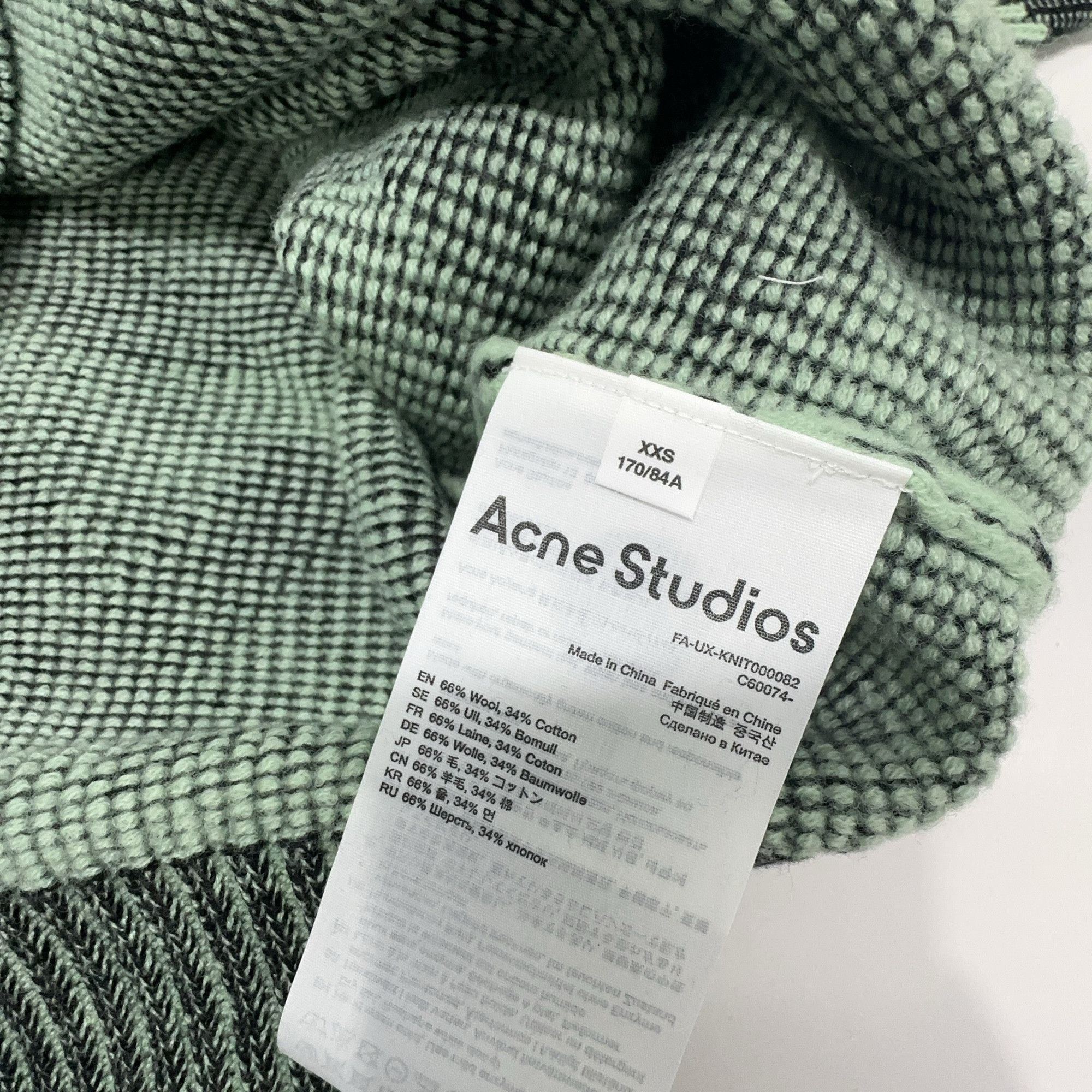 Acne Studios Acne Studios XOXO Intarsia Sweater XXS Size US XXS / EU 40 - 4 Thumbnail