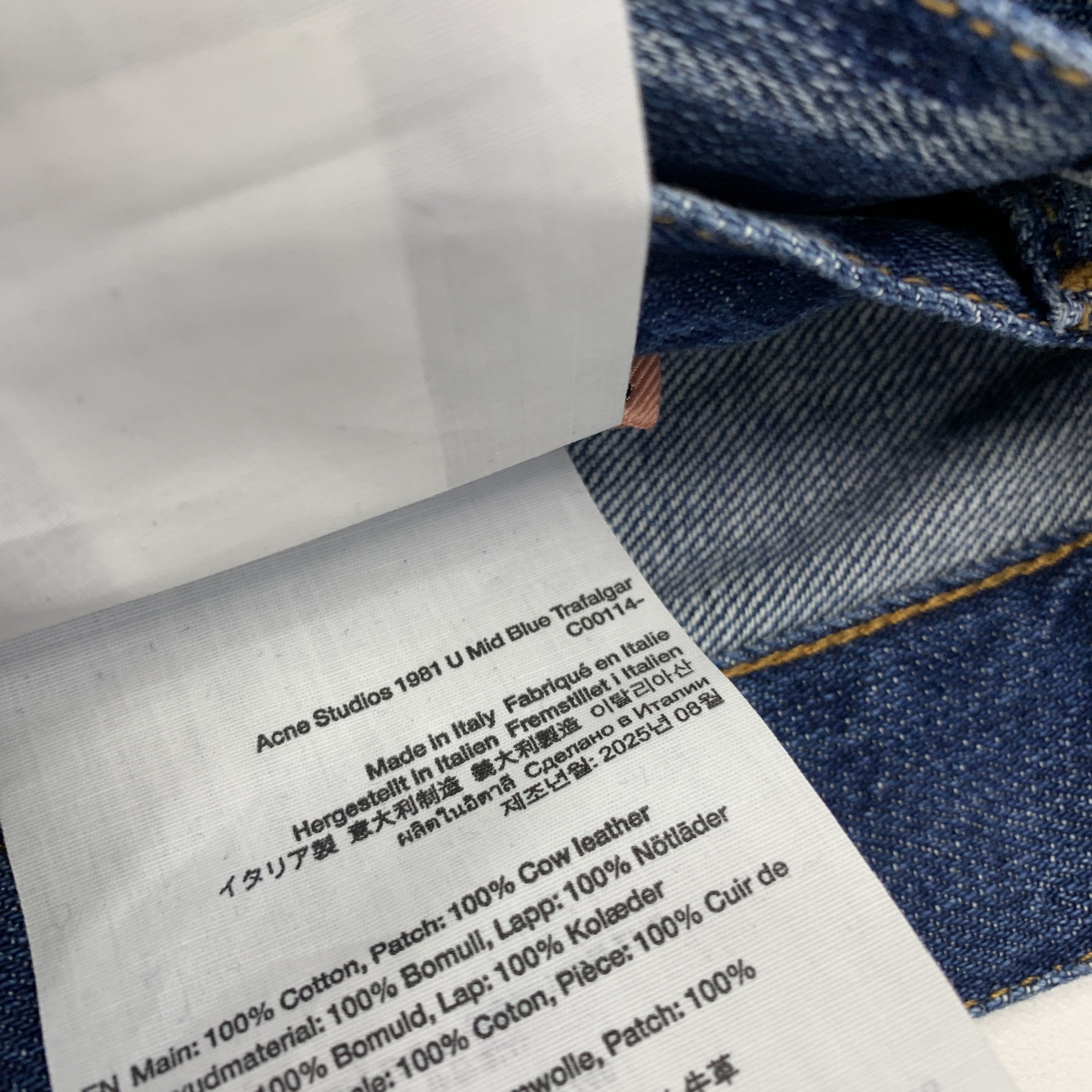 Acne Studios Acne Studios Distressed 1981 Straight Jeans L Size US 34 / EU 50 - 5 Thumbnail