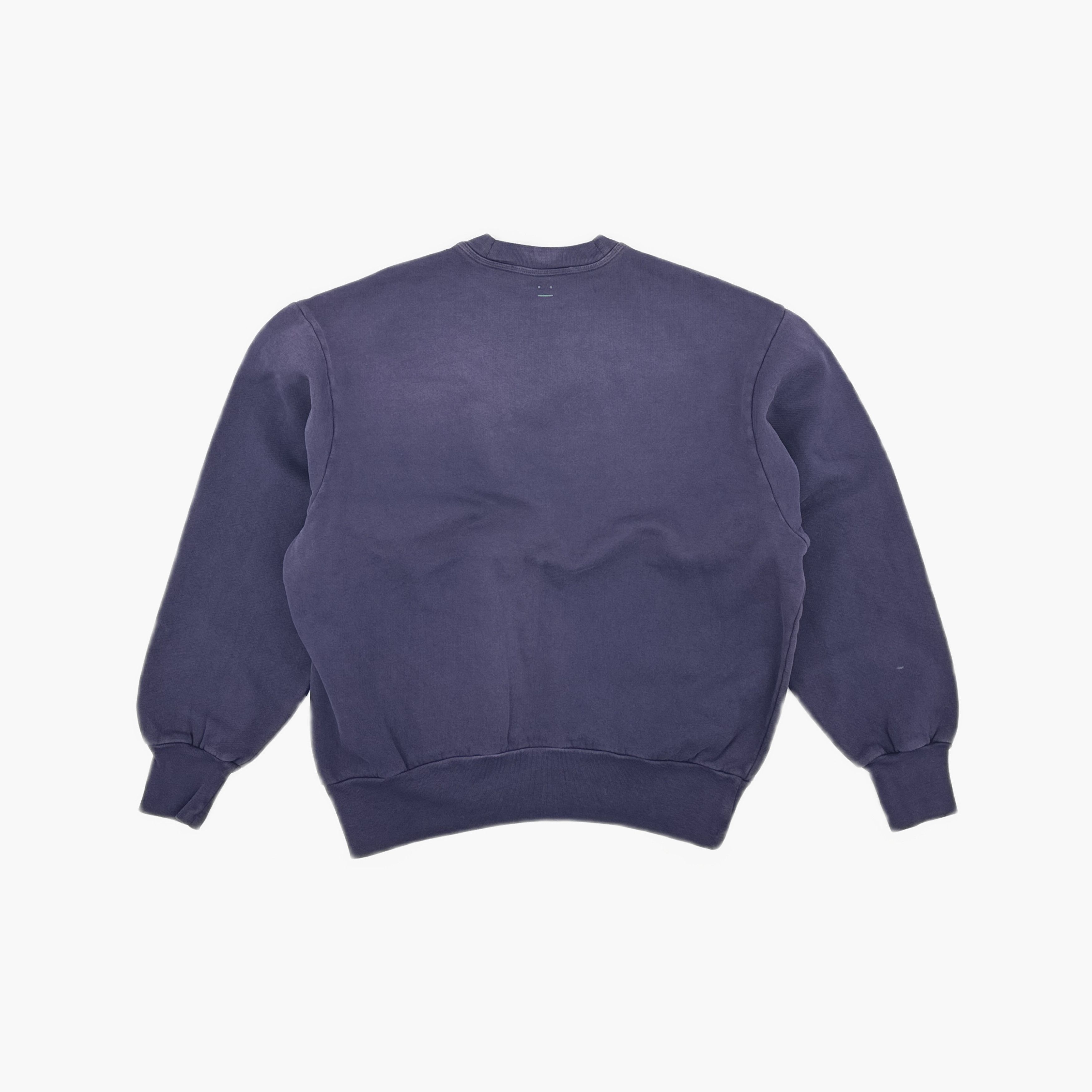 Acne Studios Acne Studios Purple Face Patch Sweatshirt XS Size US XS / EU 42 / 0 - 3 Thumbnail