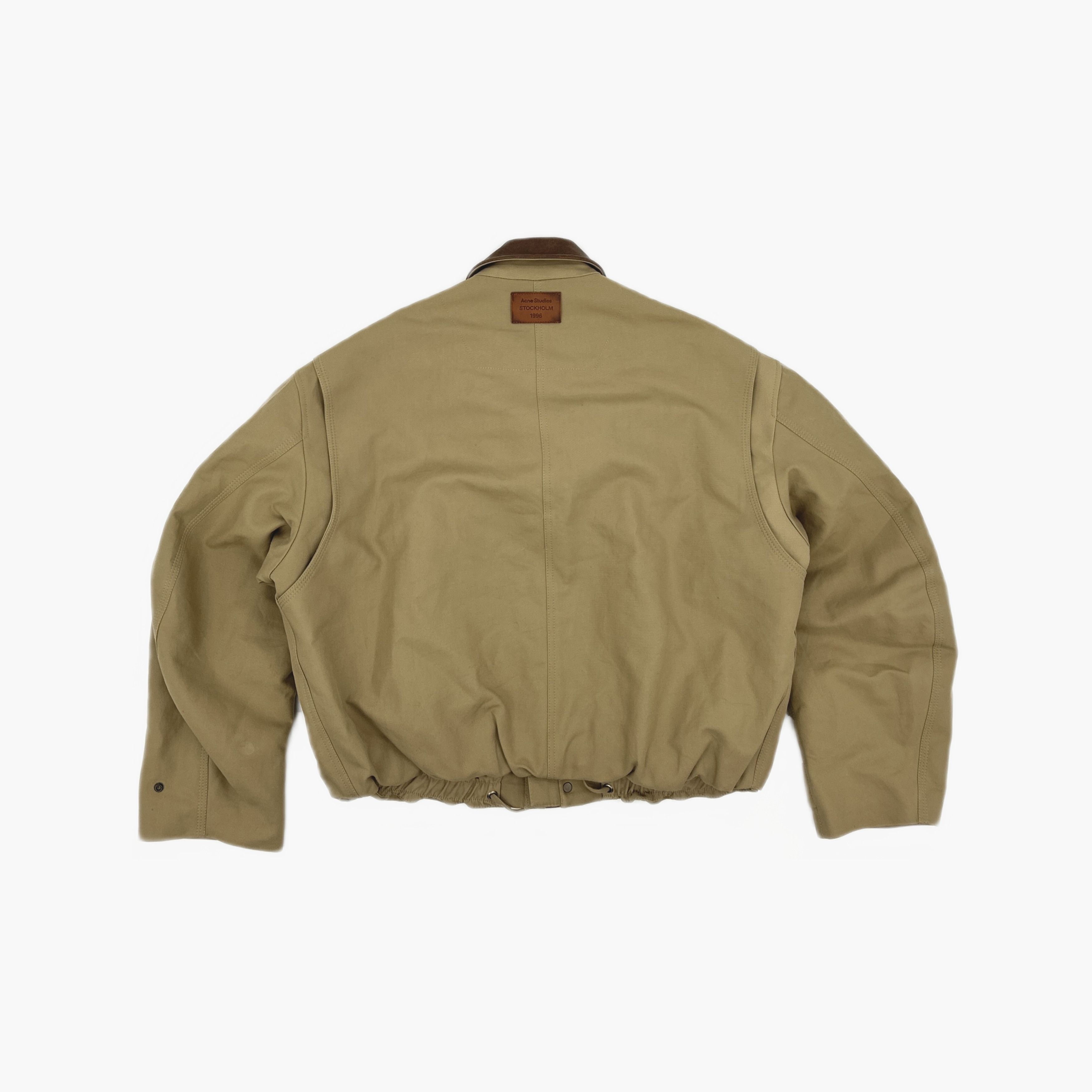 Acne Studios Acne Studios Leather Collar Zip Jacket 46 Size US S / EU 44-46 / 1 - 3 Thumbnail