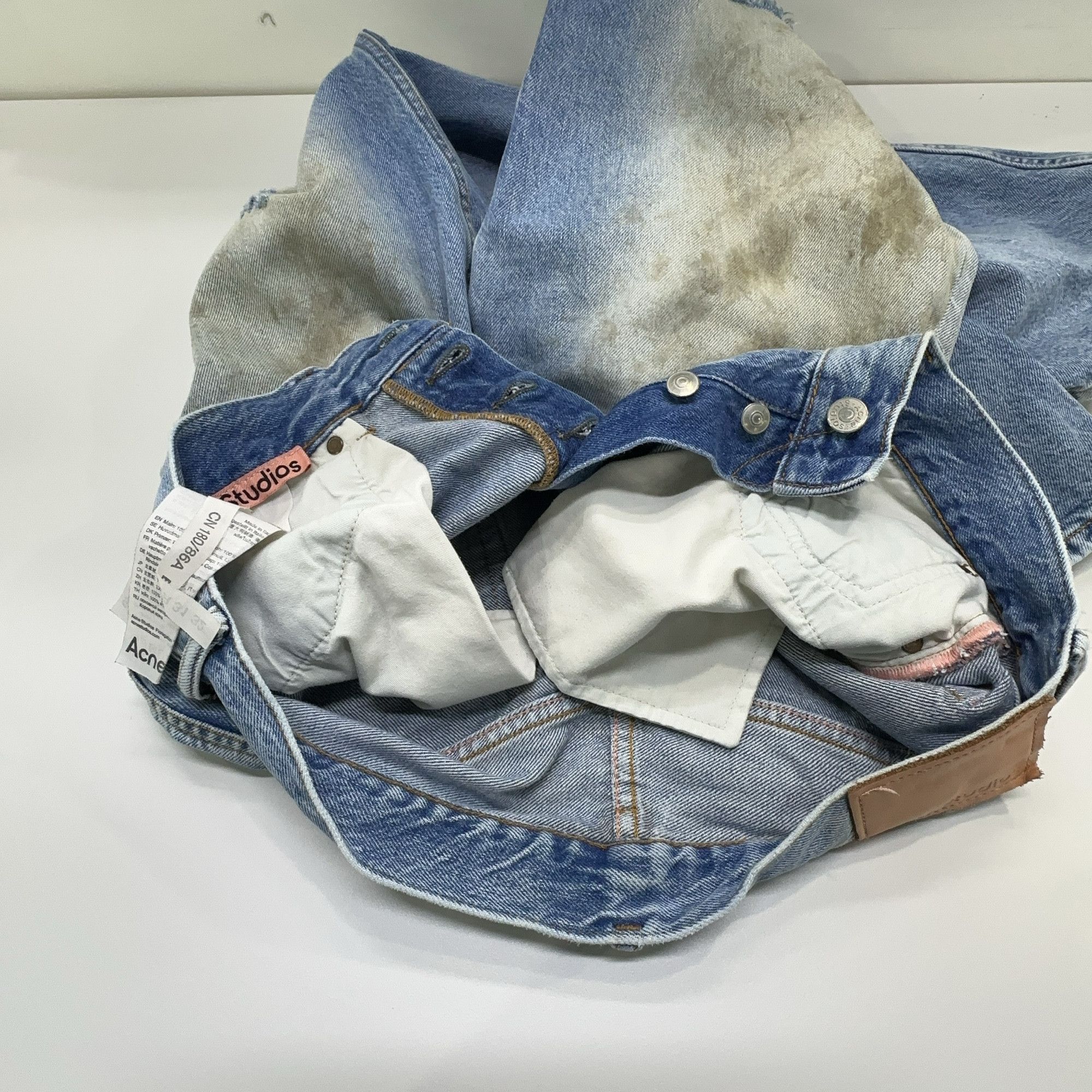 Acne Studios Acne Studios 2021M Penicillin Distressed Jeans 31 Size US 31 - 6 Thumbnail