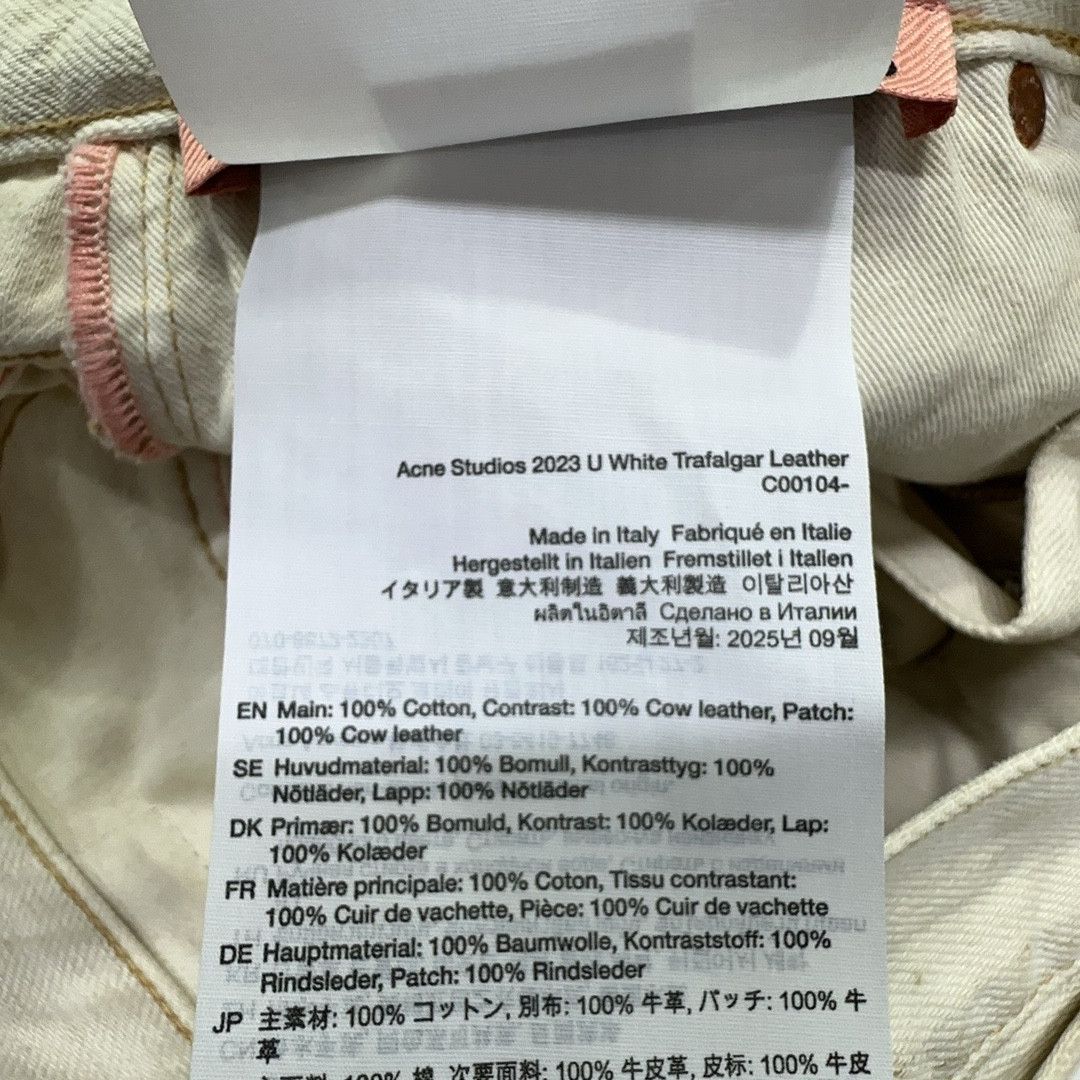 Acne Studios Acne Studios 2023 Distressed White Jeans XS Size US 28 / EU 44 - 5 Thumbnail