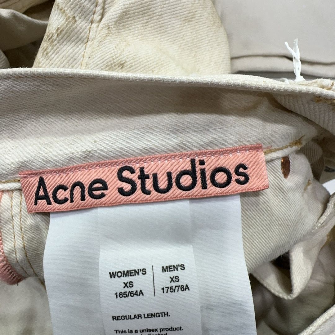 Acne Studios Acne Studios 2023 Distressed White Jeans XS Size US 28 / EU 44 - 4 Thumbnail