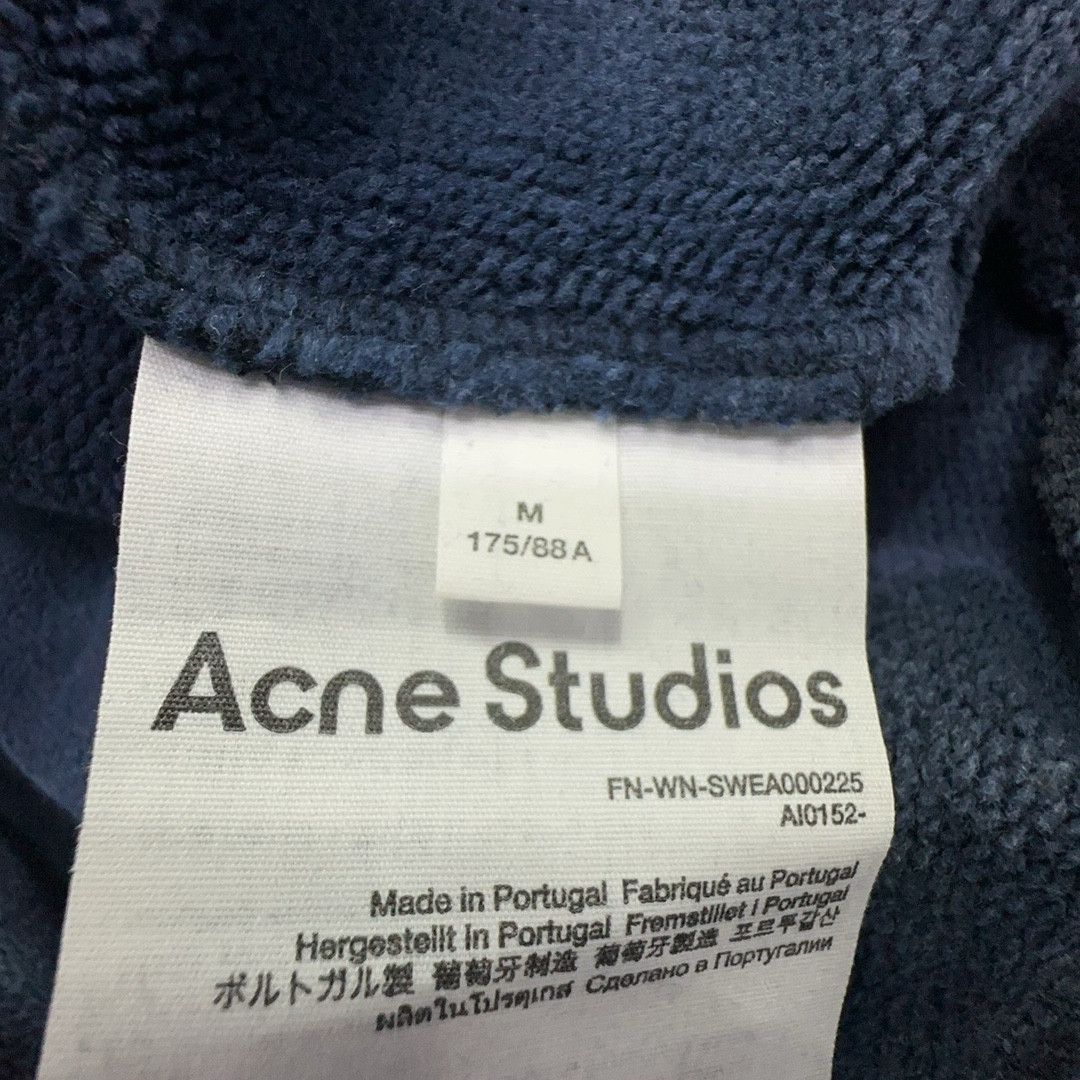 Acne Studios Acne Studios Washed Blue Zip-up Hoodie Size M Size M / US 6-8 / IT 42-44 - 4 Thumbnail