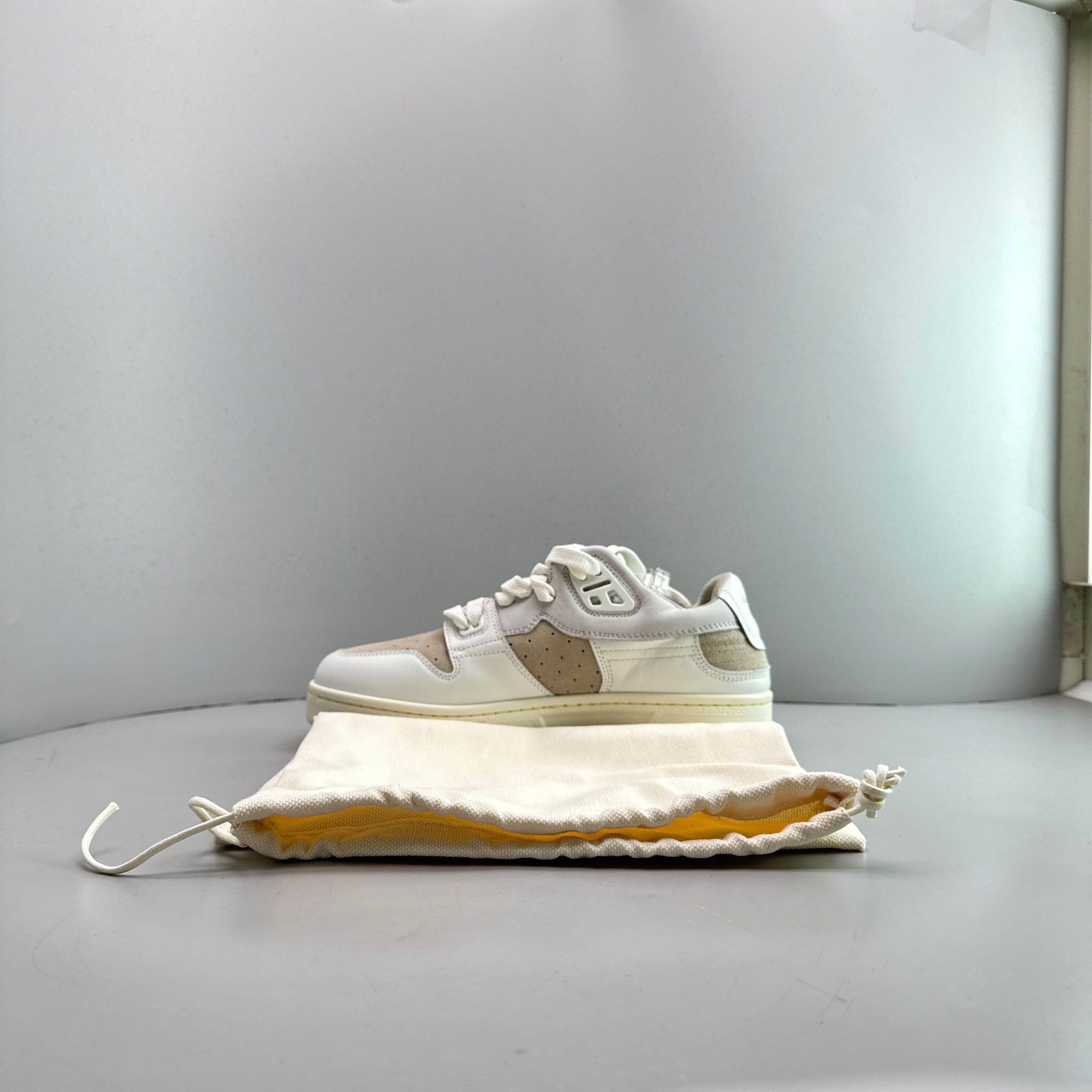 Acne Studios Acne Studios White Leather Low-Top Sneakers 39 Size US 9 / IT 39 - 11 Thumbnail