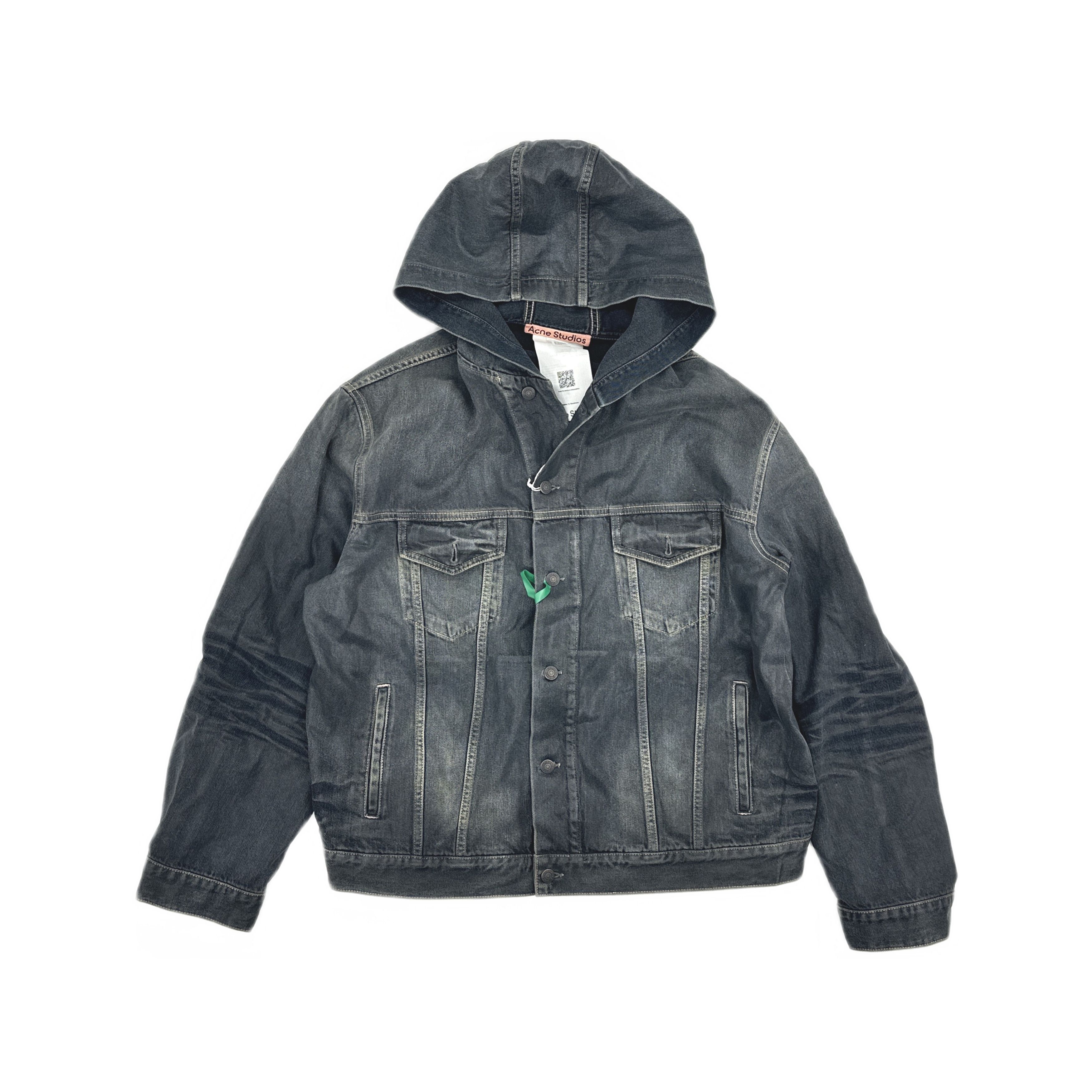 Acne Studios Acne Studios Hooded Washed Denim Jacket US S Size US S / EU 44-46 / 1 - 2 Thumbnail