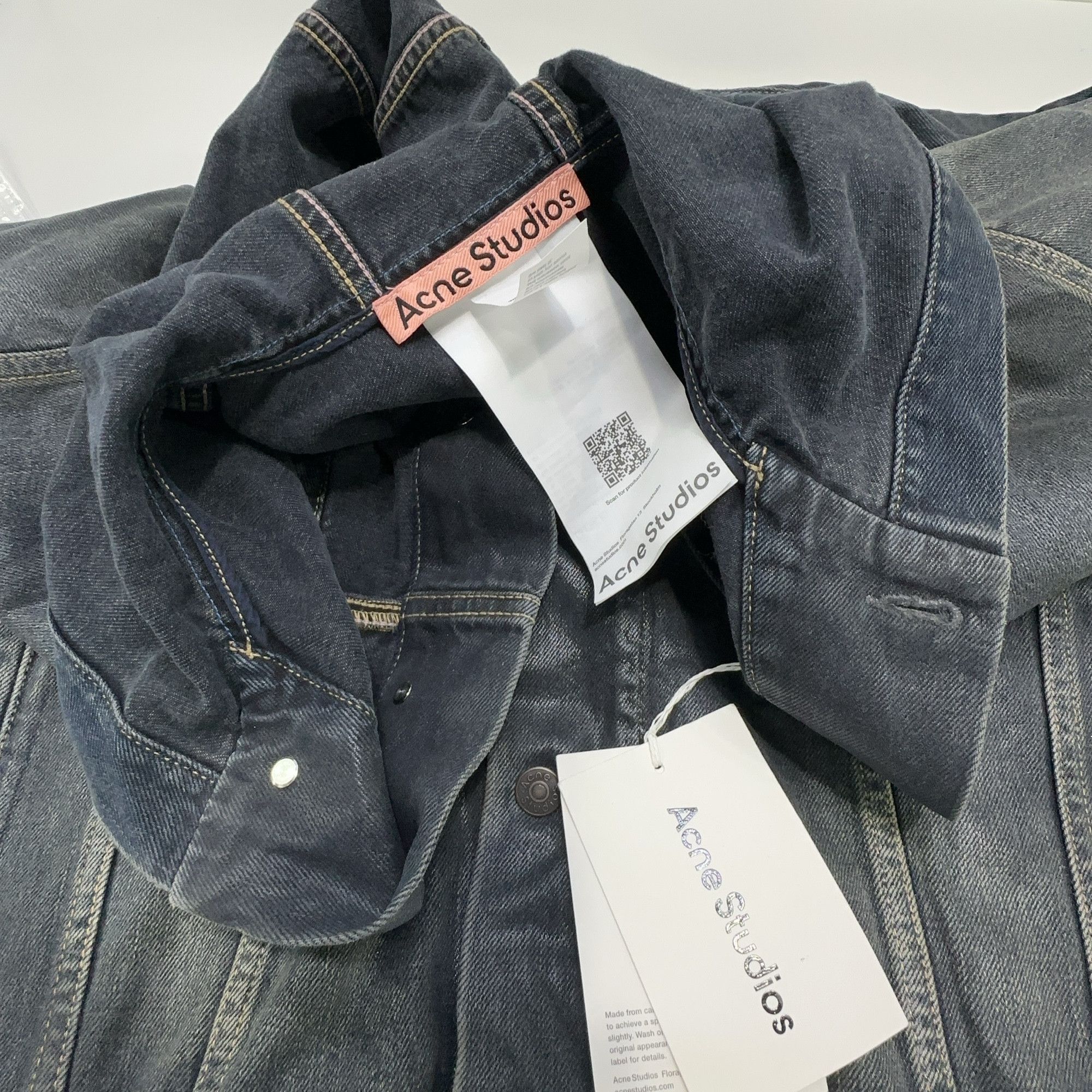 Acne Studios Acne Studios Hooded Washed Denim Jacket US S Size US S / EU 44-46 / 1 - 7 Thumbnail