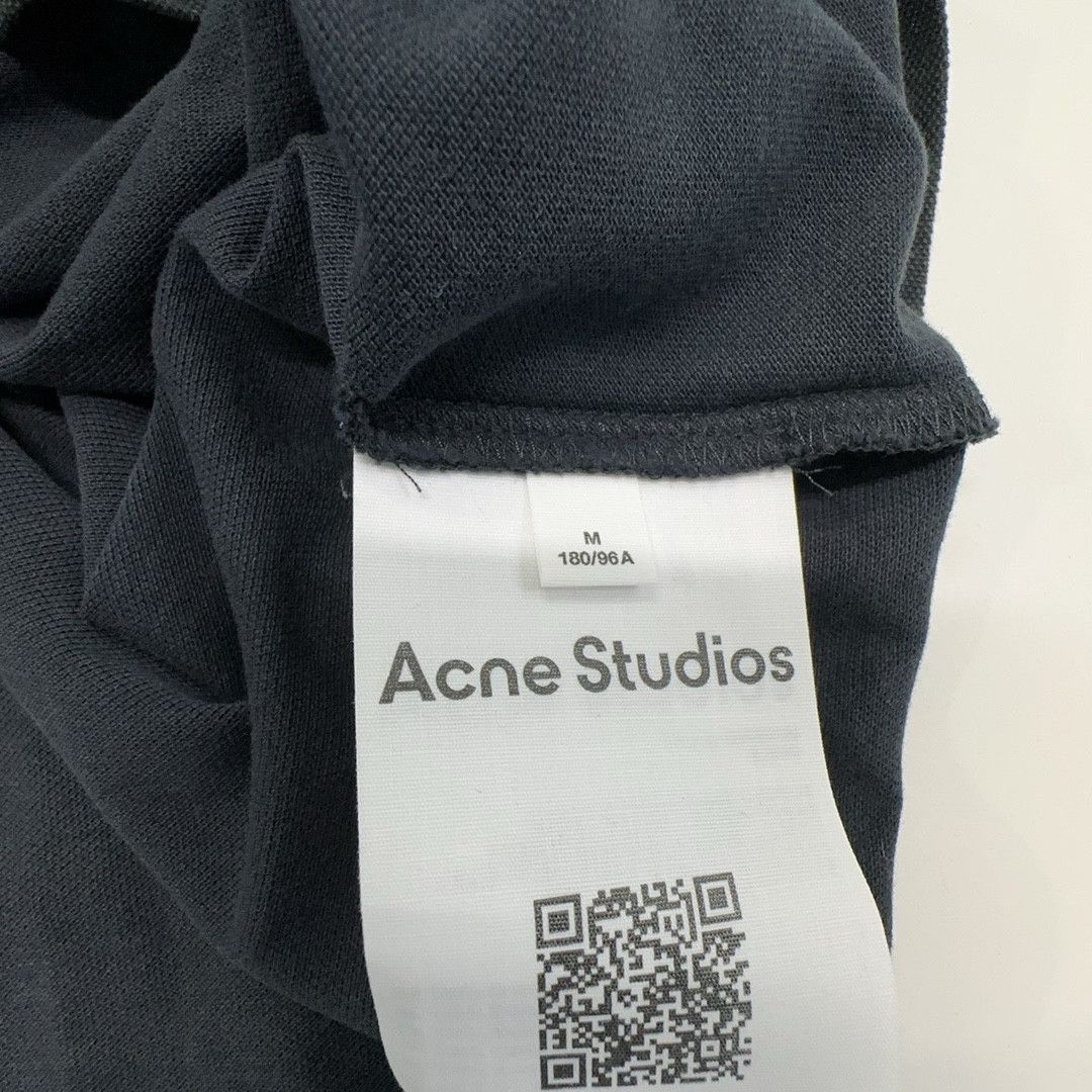 Acne Studios Acne Studios Washed Embroidered Logo Polo Shirt M Size US M / EU 48-50 / 2 - 4 Thumbnail