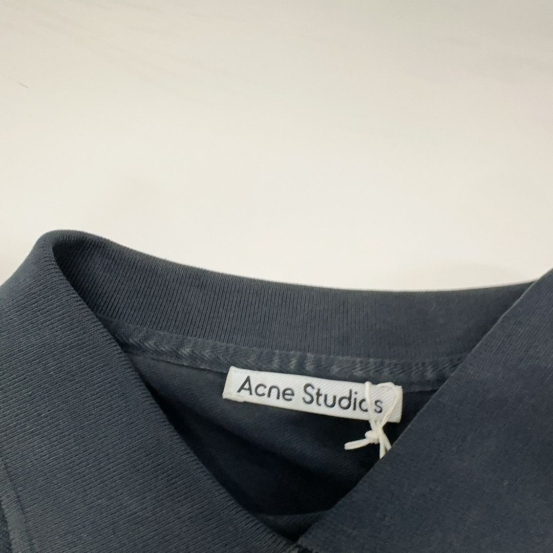 Acne Studios Acne Studios Washed Embroidered Logo Polo Shirt M Size US M / EU 48-50 / 2 - 6 Thumbnail