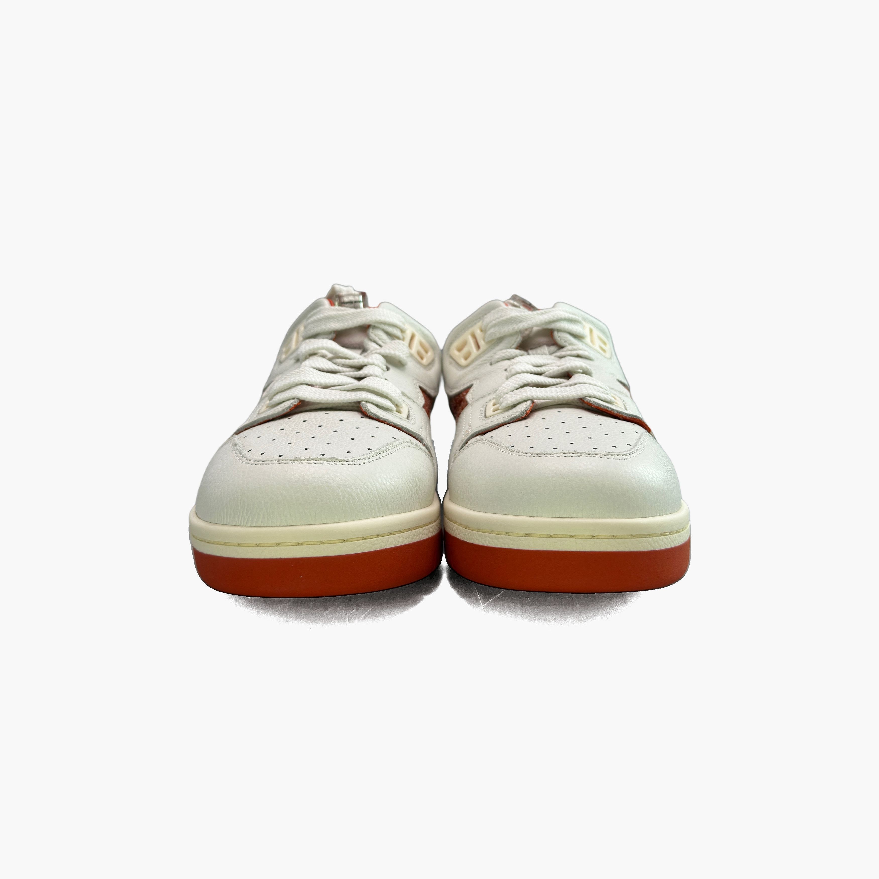 Acne Studios Acne Studios White Orange Low-Top Sneakers 38 Size US 8 / IT 38 - 6 Thumbnail