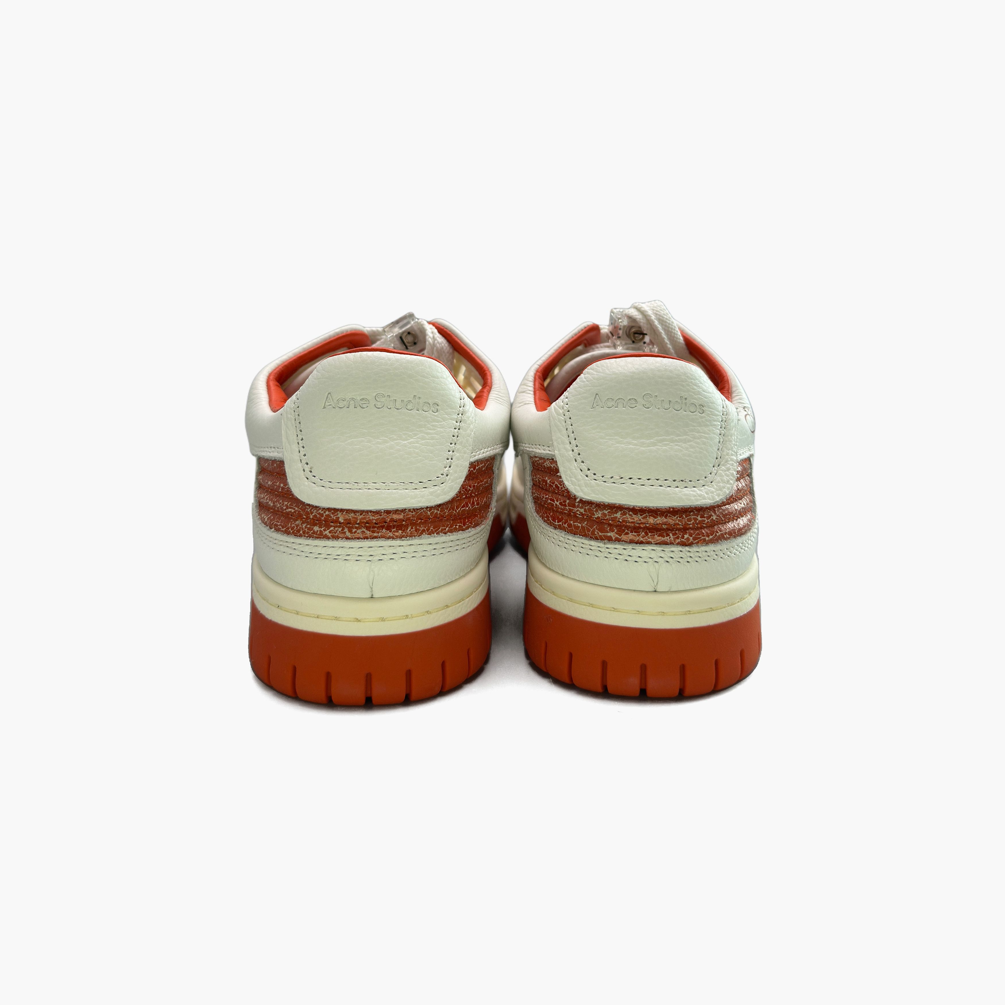 Acne Studios Acne Studios White Orange Low-Top Sneakers 38 Size US 8 / IT 38 - 7 Thumbnail