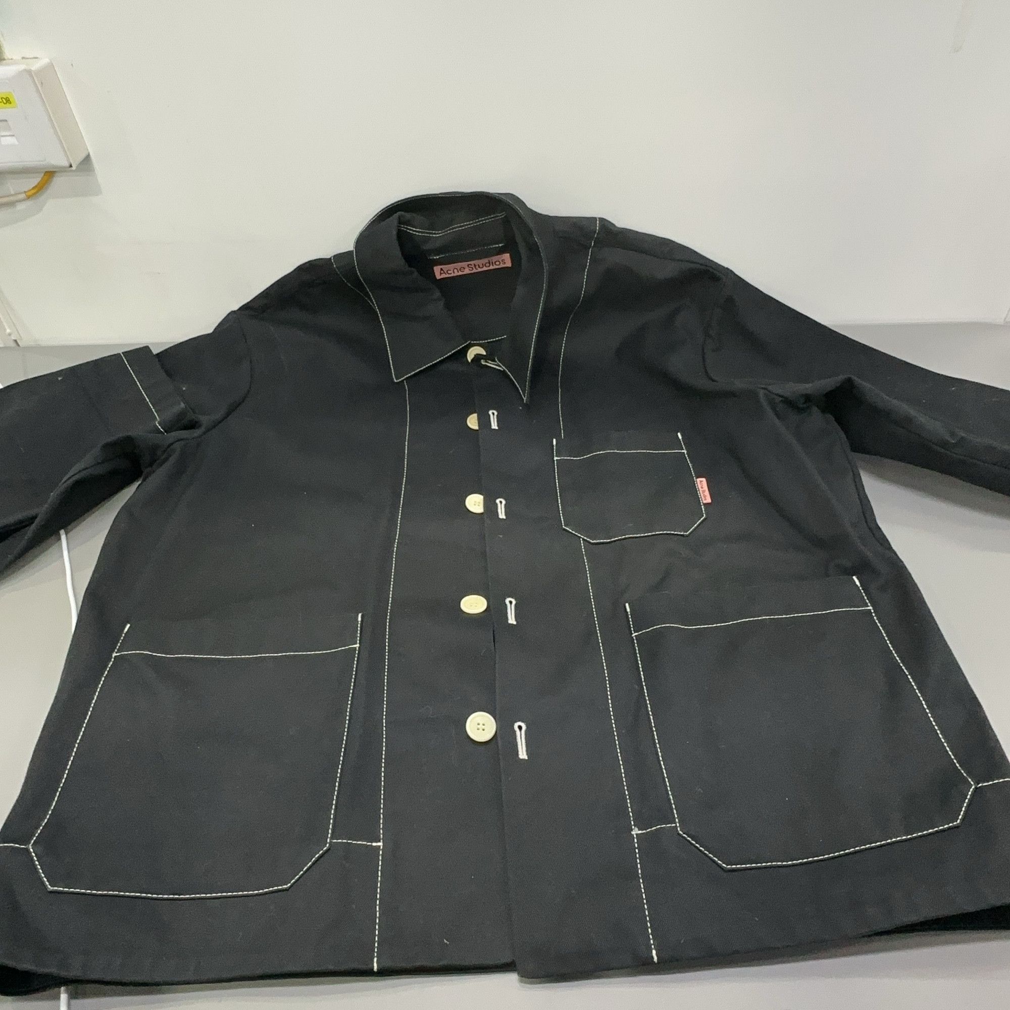 Acne Studios Acne Studios Contrast Stitch Twill Jacket 50 Size US M / EU 48-50 / 2 - 12 Thumbnail
