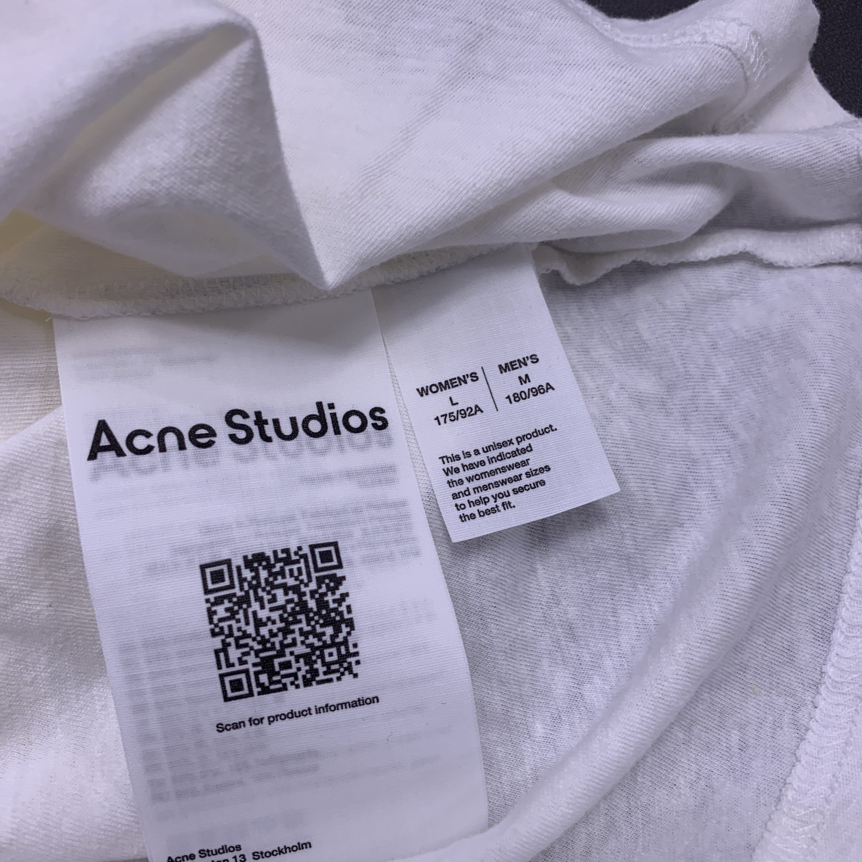 Acne Studios Acne Studios Stockholm 1996 Long Sleeve T-Shirt M Size US M / EU 48-50 / 2 - 4 Thumbnail