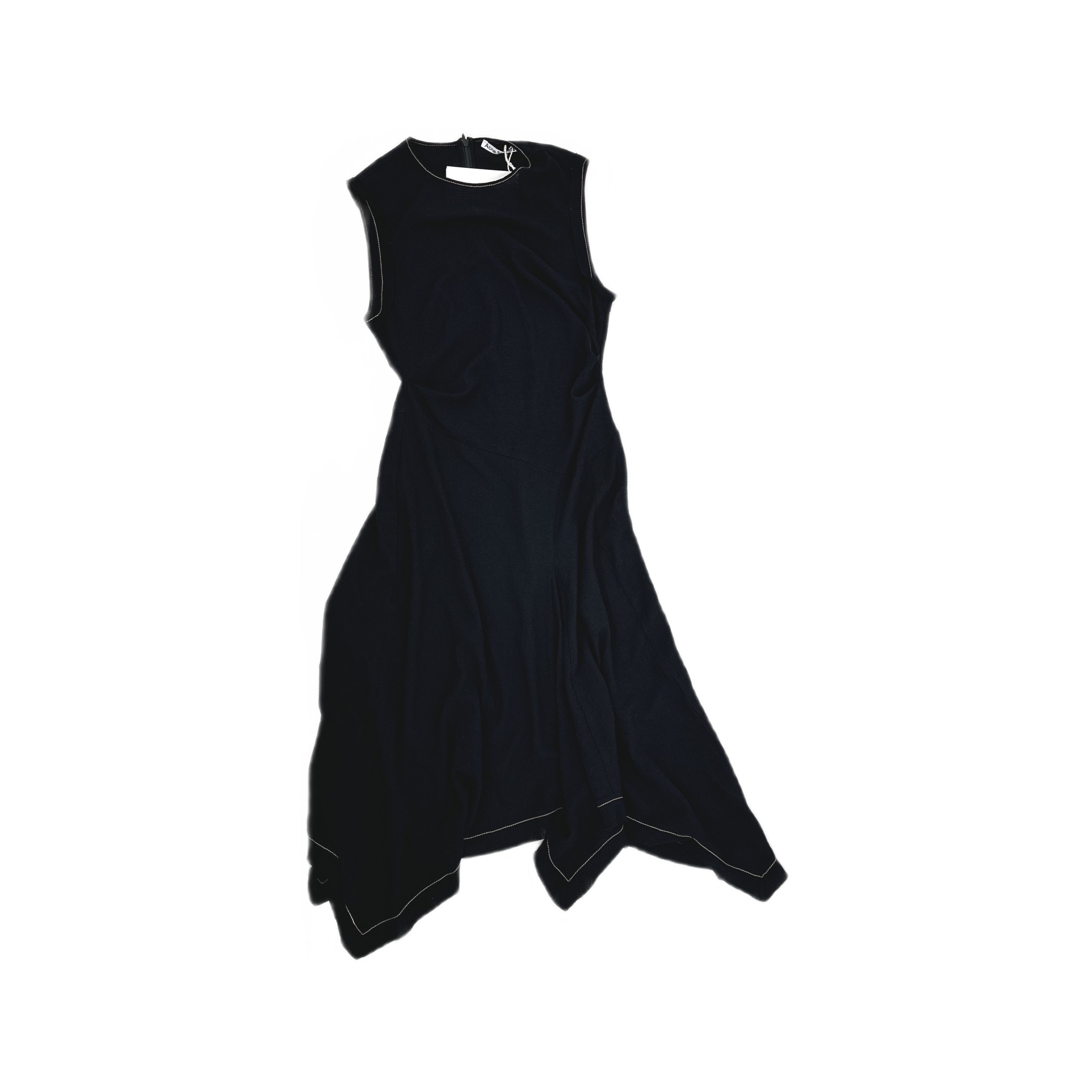Acne Studios Acne Studios Asymmetric Sleeveless Midi Dress Size 34 Size XS / US 0-2 / IT 36-38 - 2 Thumbnail