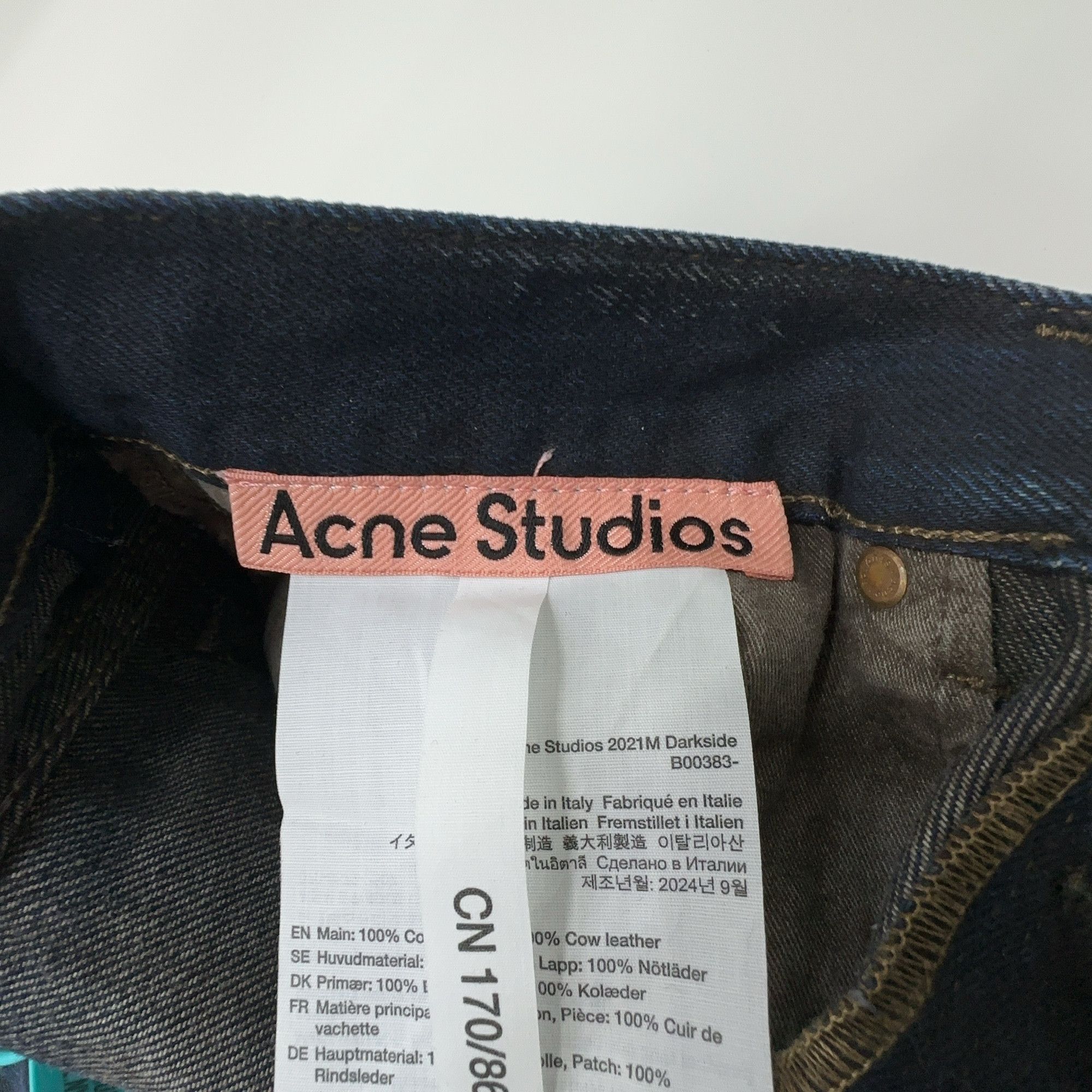 Acne Studios Acne Studios 2021M Darkside Jeans 31/30 Size US 30 / EU 46 - 3 Thumbnail
