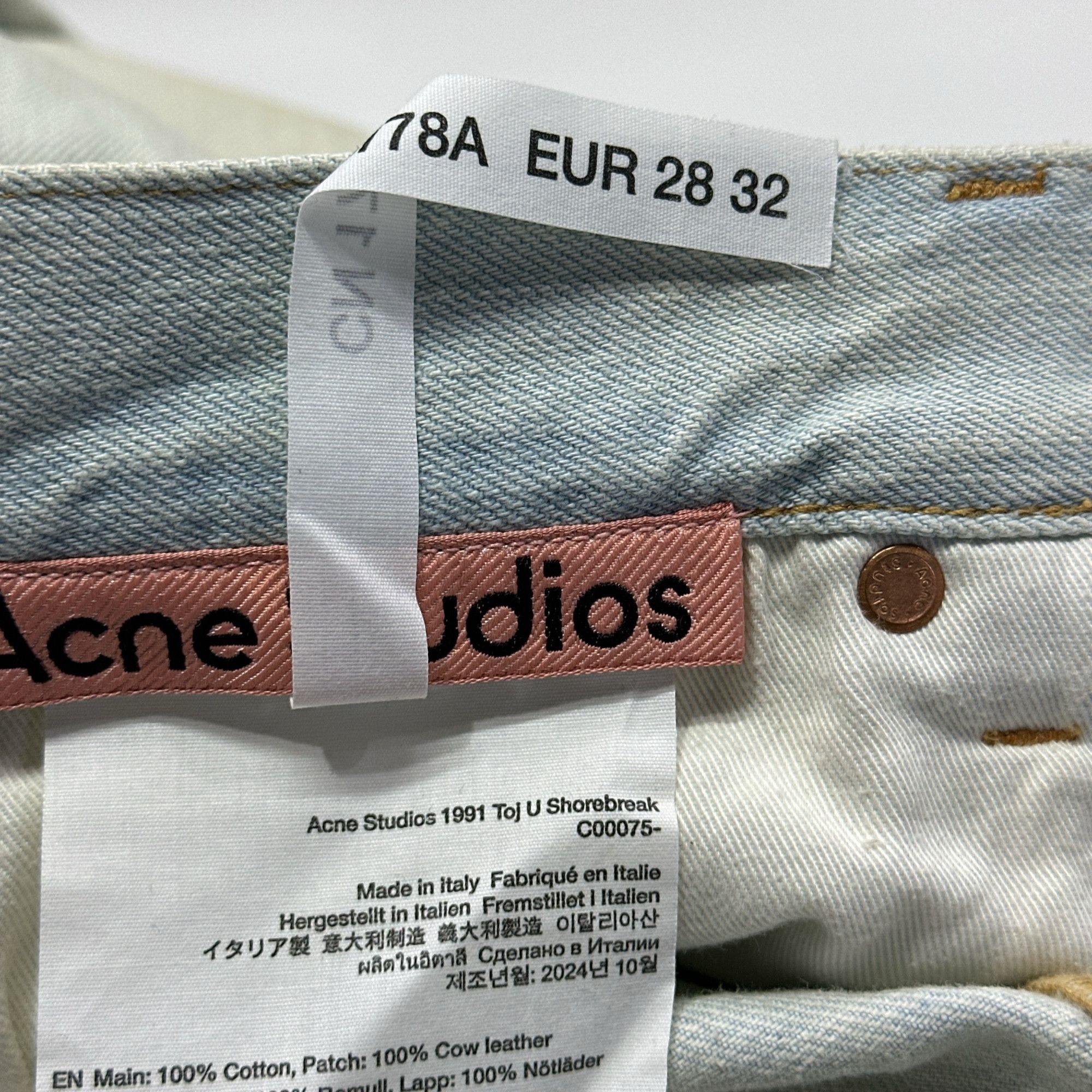 Acne Studios Acne Studios 1991 Toj U Distressed Denim Jeans 28 Size US 28 / EU 44 - 4 Thumbnail