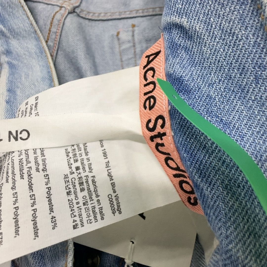 Acne Studios Acne Studios 1991 Toj Light Blue Jeans 34 Size US 34 / EU 50 - 4 Thumbnail