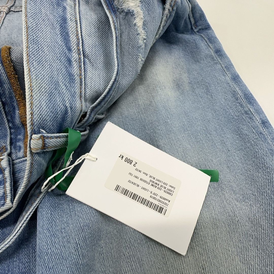 Acne Studios Acne Studios 1991 Toj Light Blue Jeans 34 Size US 34 / EU 50 - 7 Thumbnail