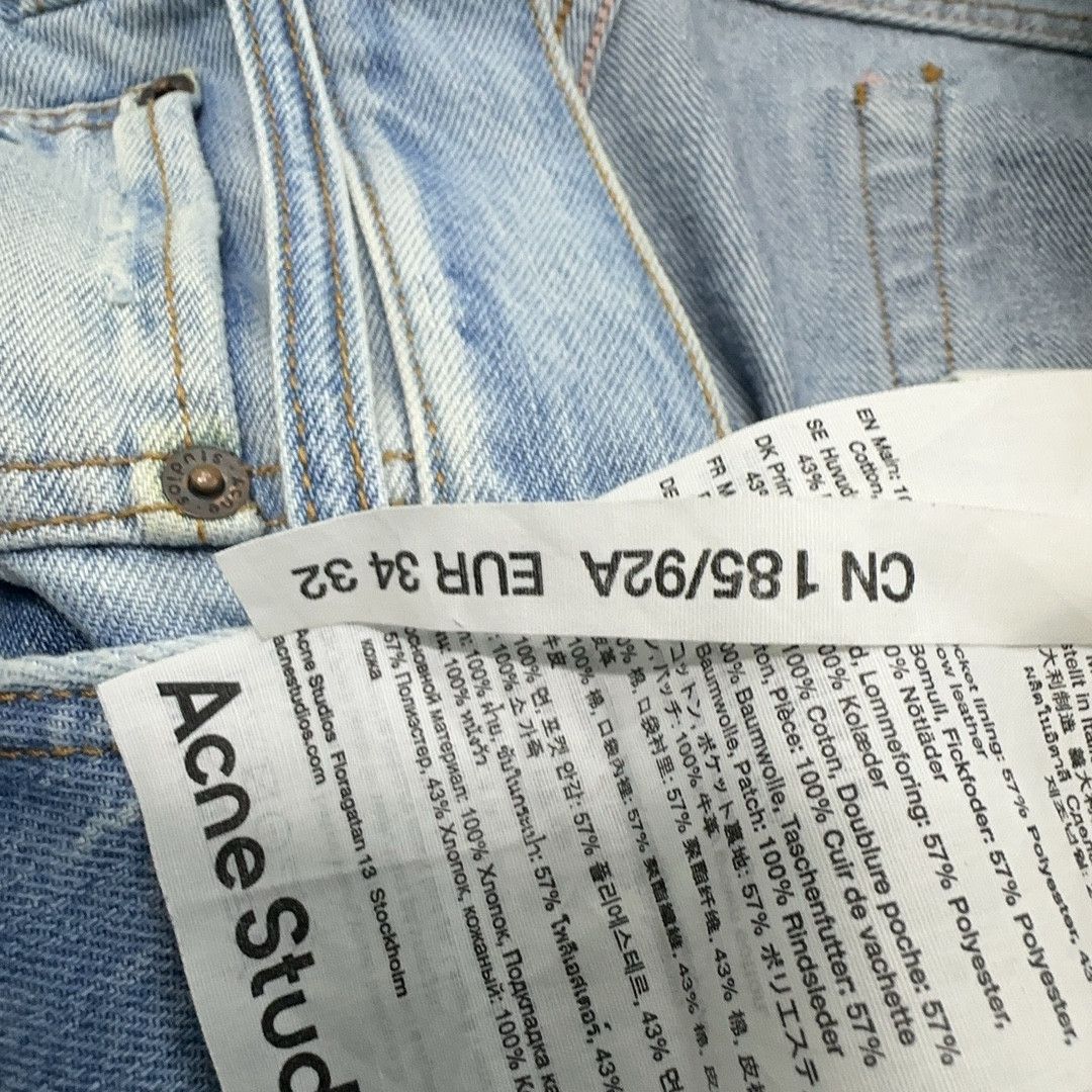 Acne Studios Acne Studios 1991 Toj Light Blue Jeans 34 Size US 34 / EU 50 - 5 Thumbnail